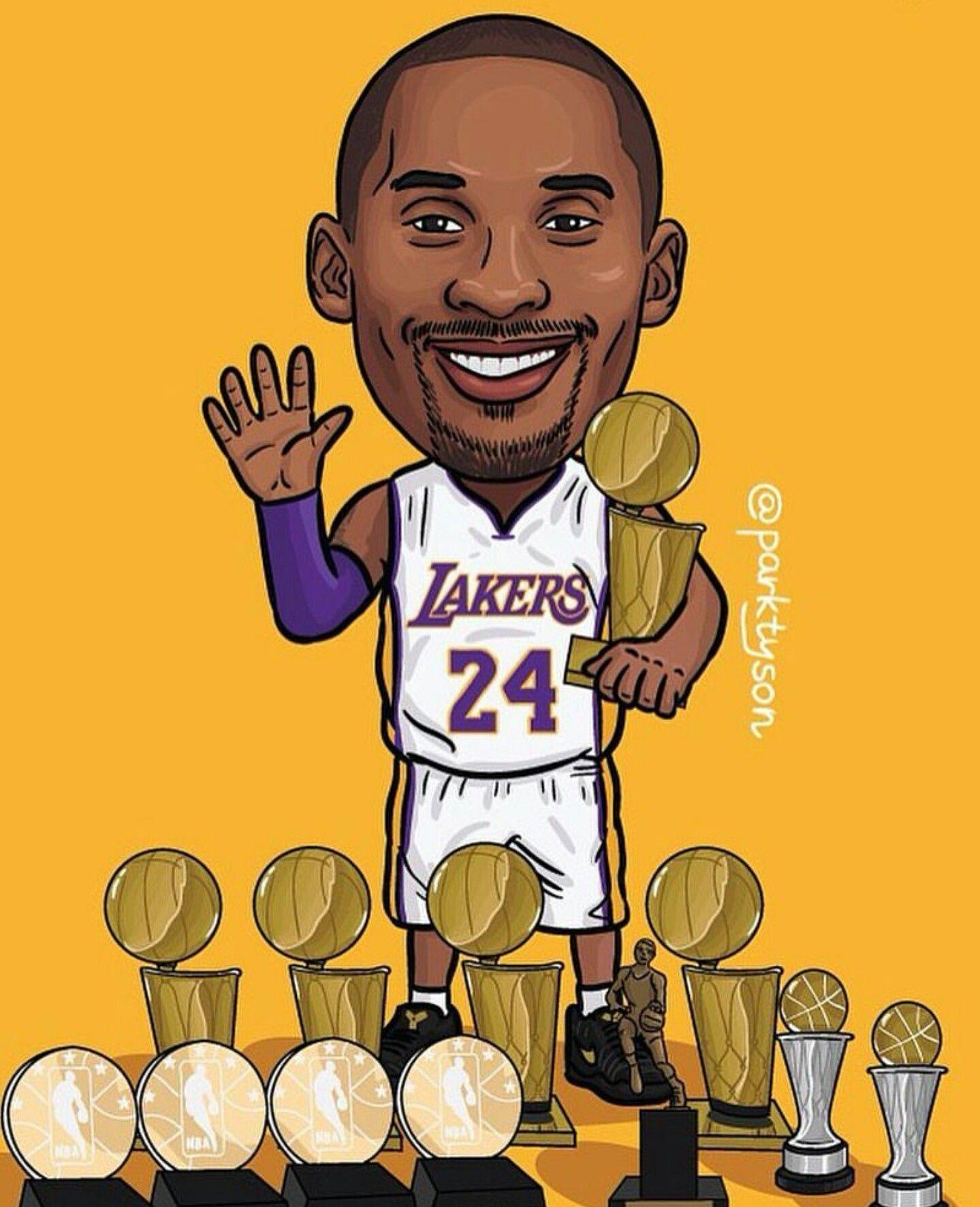 1440x1780 Cartoon Kobe Bryant Clipart, Phone