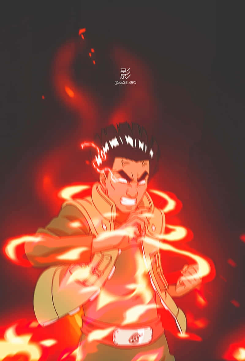 800x1180 Download Might Guy unleashing his hidden strength. Wallpaper, Phone