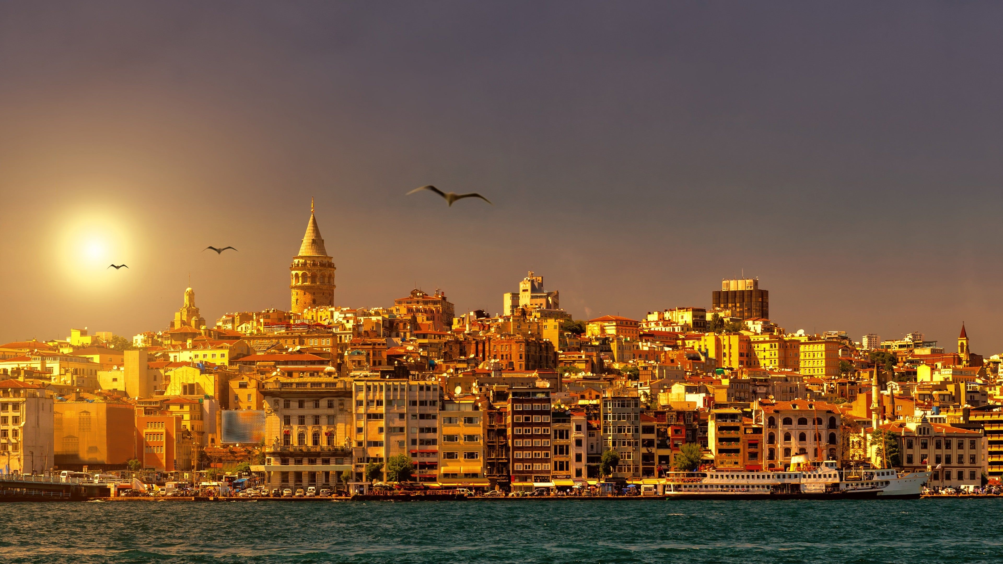 3840x2160 Istanbul Turkey 4K wallpaper. Istanbul, Istanbul turkey, Istanbul travel, Desktop