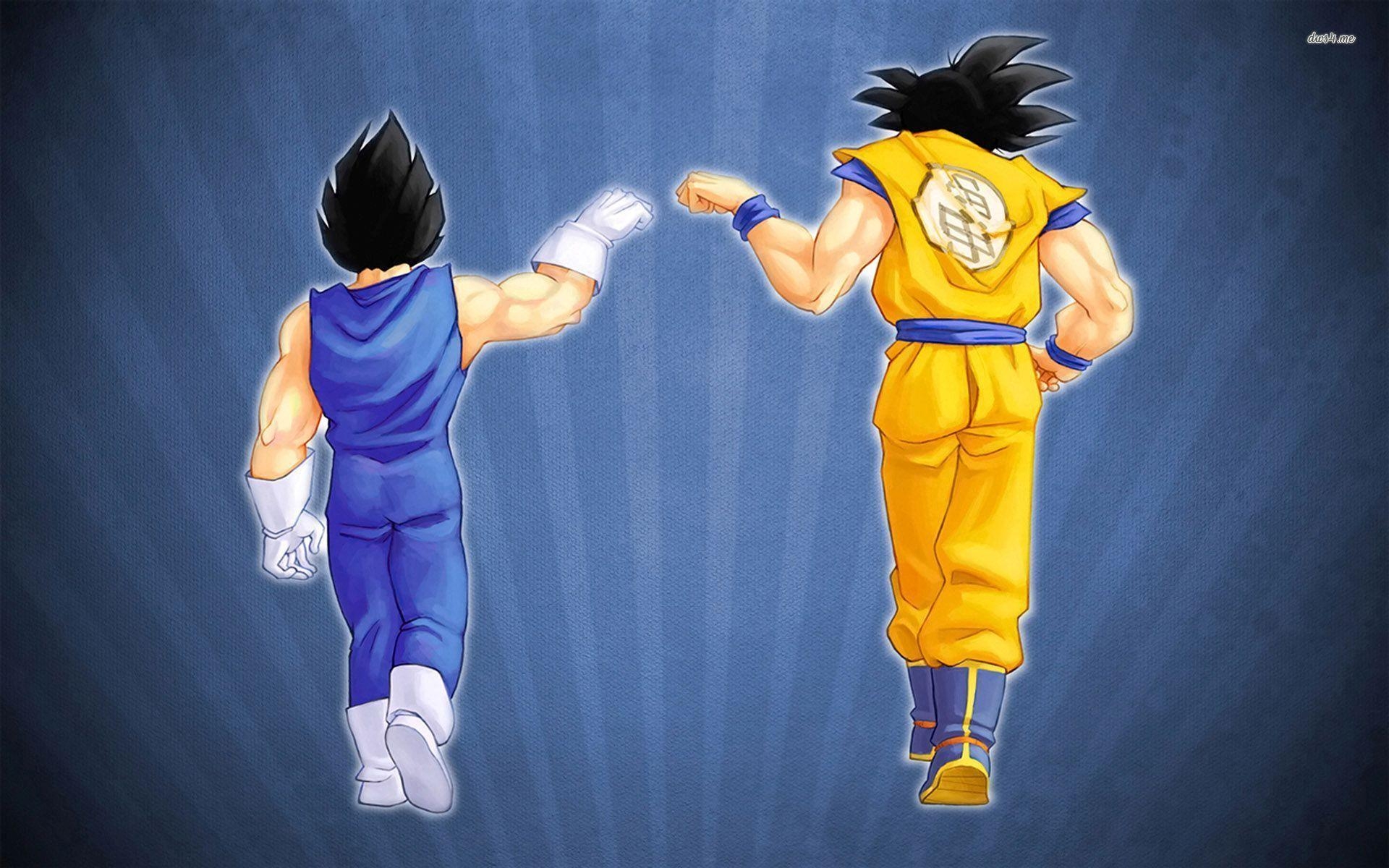 1920x1200 Goku and Vegeta fist bump Full HD Wallpaper and Background, Desktop