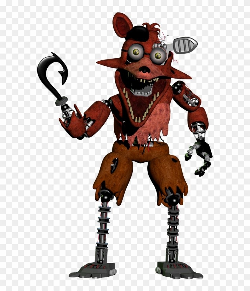 840x980 Stylized Withered Foxy By Austinthebear De Five Nights At Freddys 2 Transparent PNG Clipart Image Download, Phone