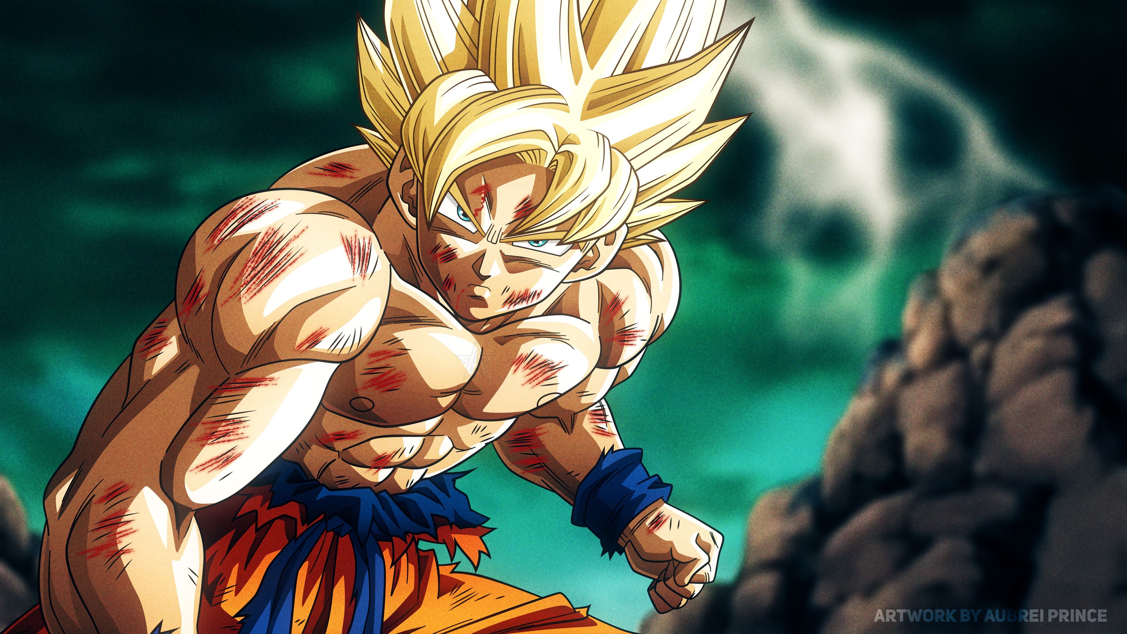 3840x2160 Super Saiyan Son Goku Dragon Ball Z 4k, HD Anime, 4k Wallpaper, Desktop