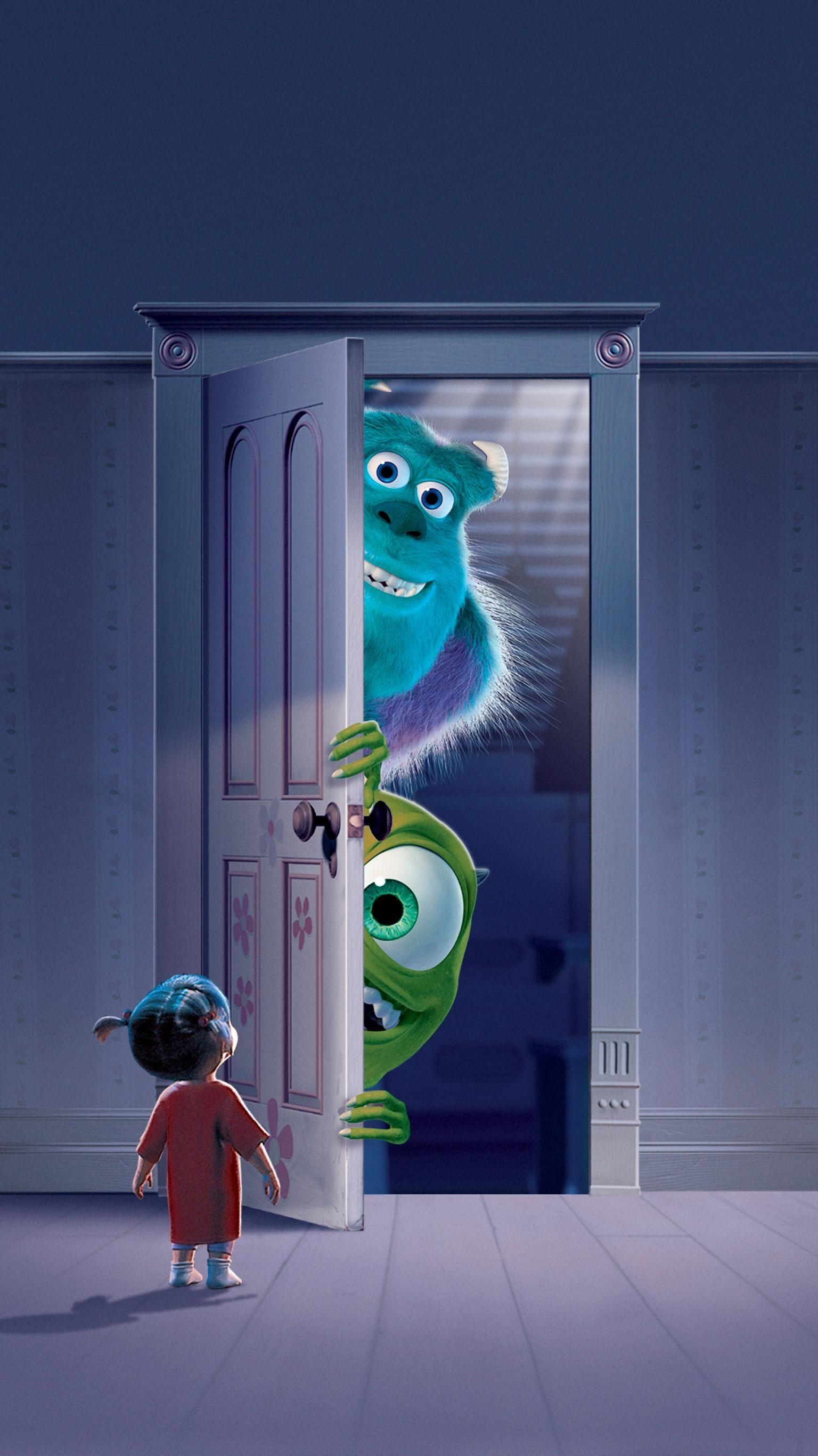 1540x2740 Monsters, Inc. (2001) Phone Wallpaper. Papel de parede para, Phone