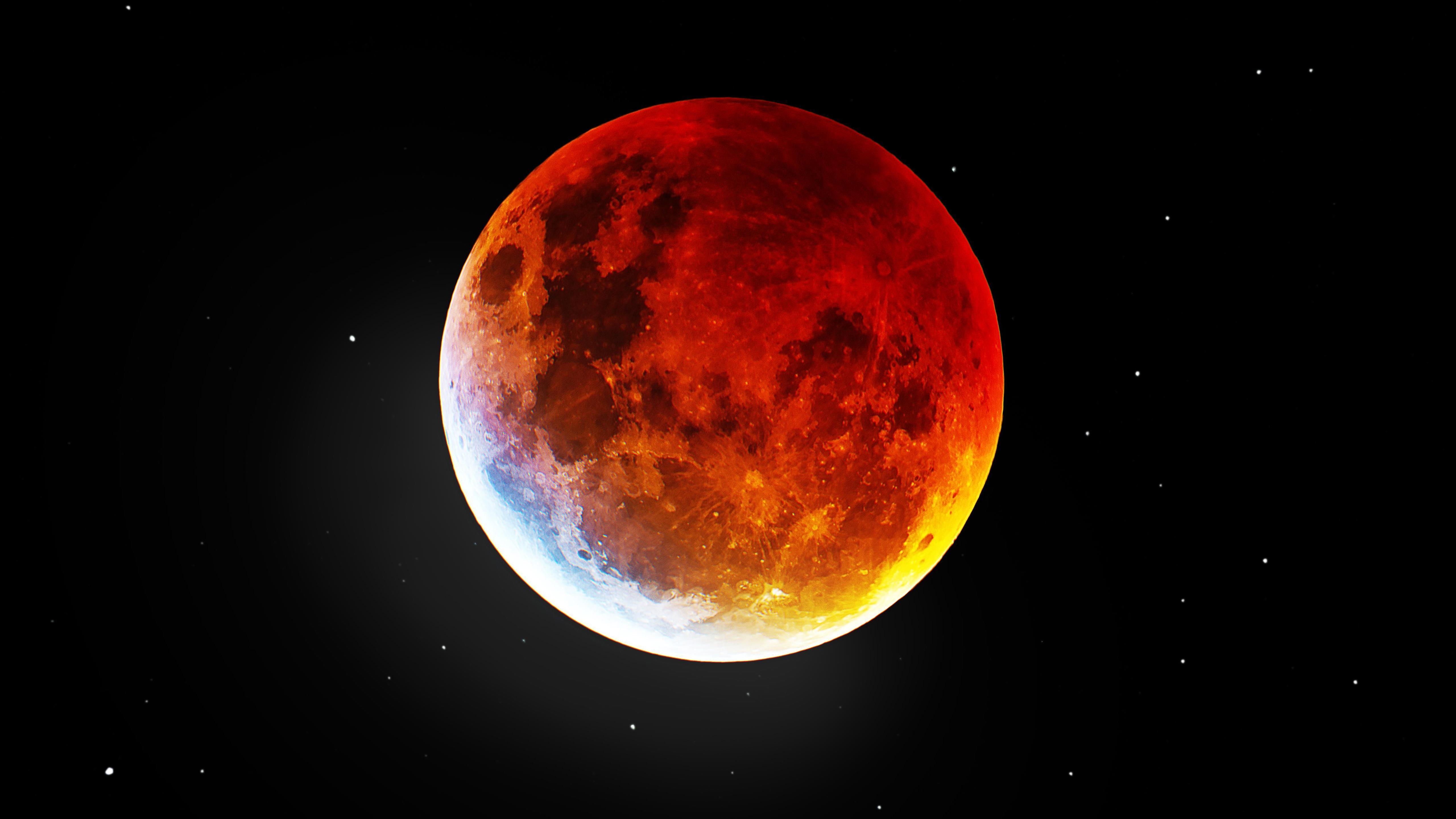 5120x2880 Blood Moon 4K Wallpaper, Desktop