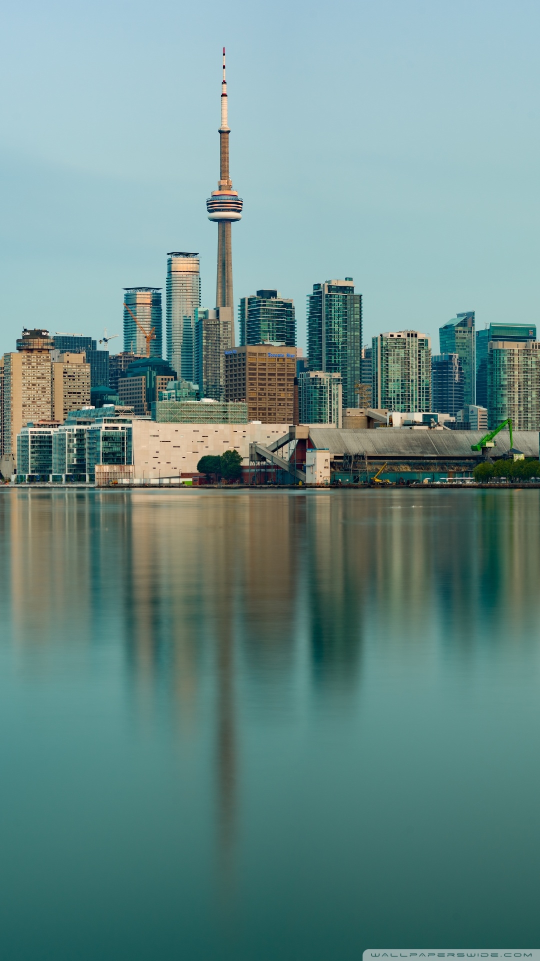 1080x1920 Downtown Toronto Skyline Morning, Phone