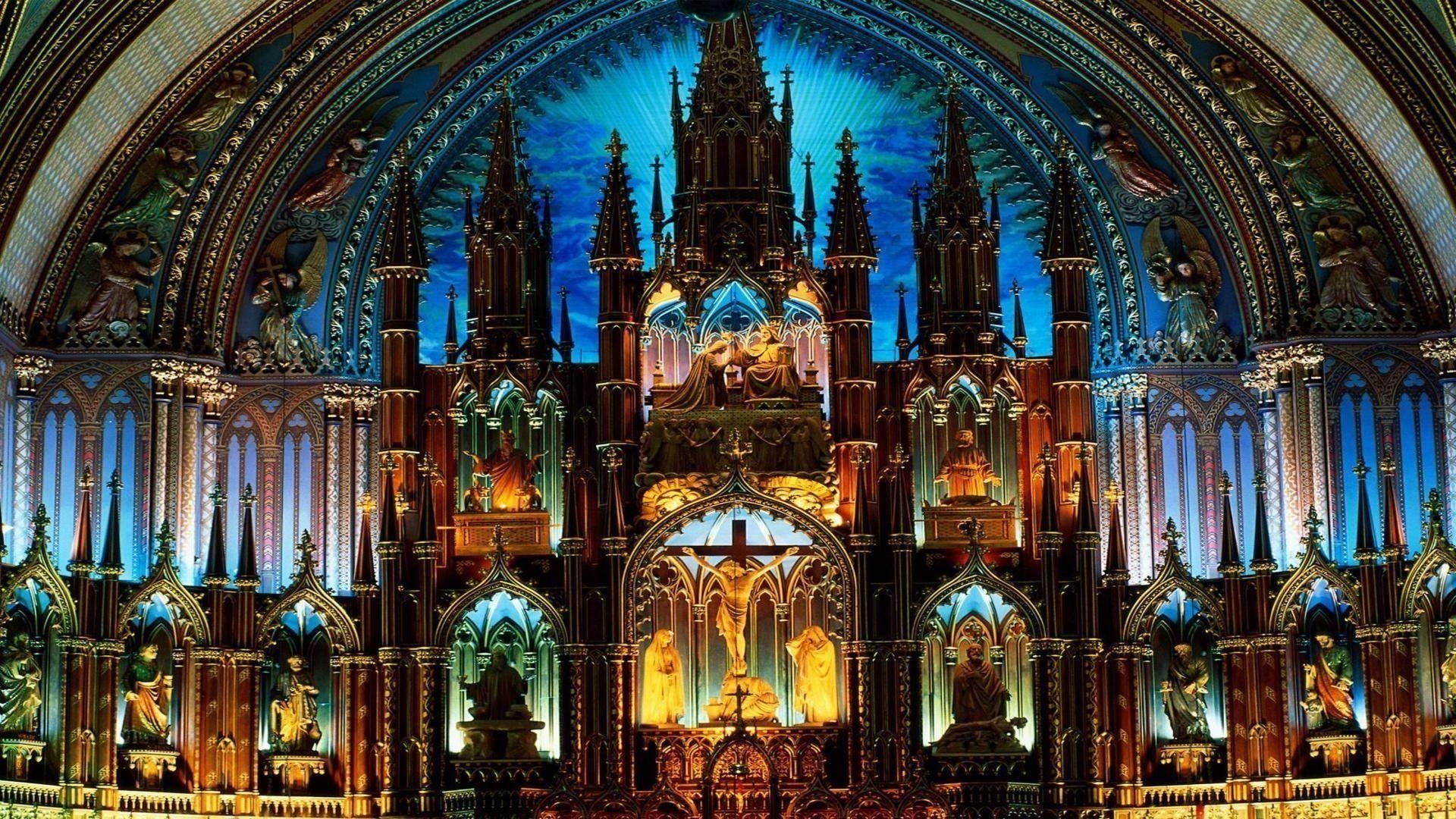 1920x1080 Notre Dame Basilica Canada HD Wallpaper. Background Image, Desktop