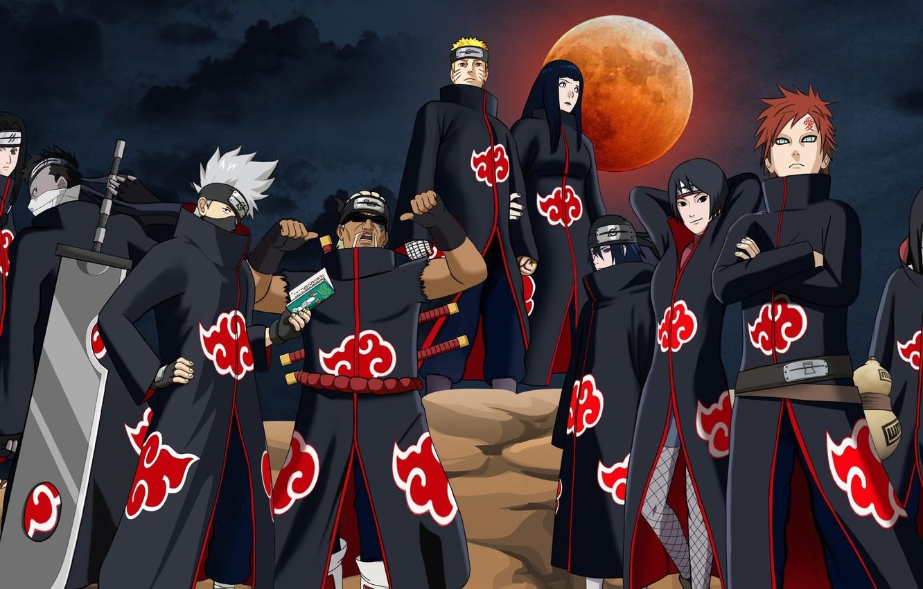 1340x850 Wallpaper Naruto, anime, ninja, Akatsuki, manga, shinobi, Naruto Shippuden, jinchuuriki, japonese, anian image for desktop, section сёнэн, Desktop