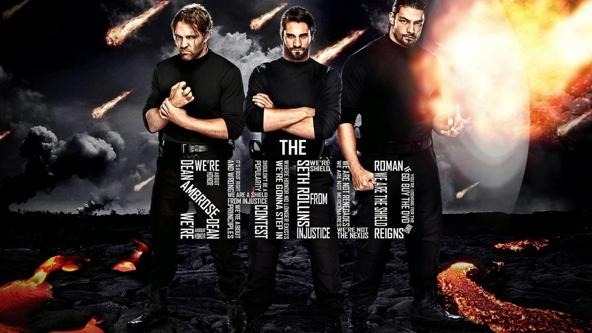 2050x1160 WWE Shield  Resolution Wallpaper, HD, Desktop