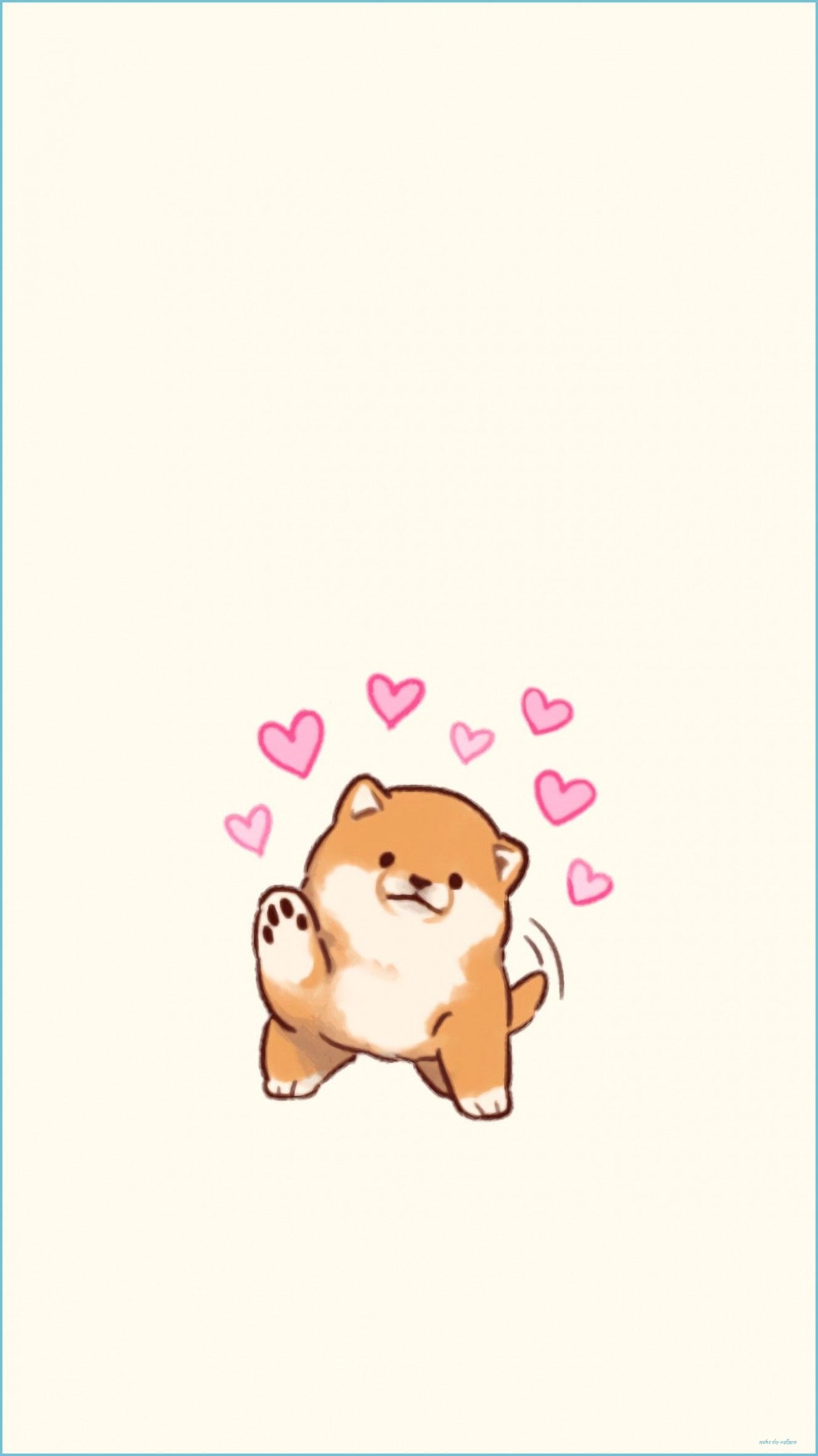 1330x2370 Animal Art Cute Cartoon Wallpaper, Cute Animal Drawings, Kawaii Dog Wallpaper, Phone