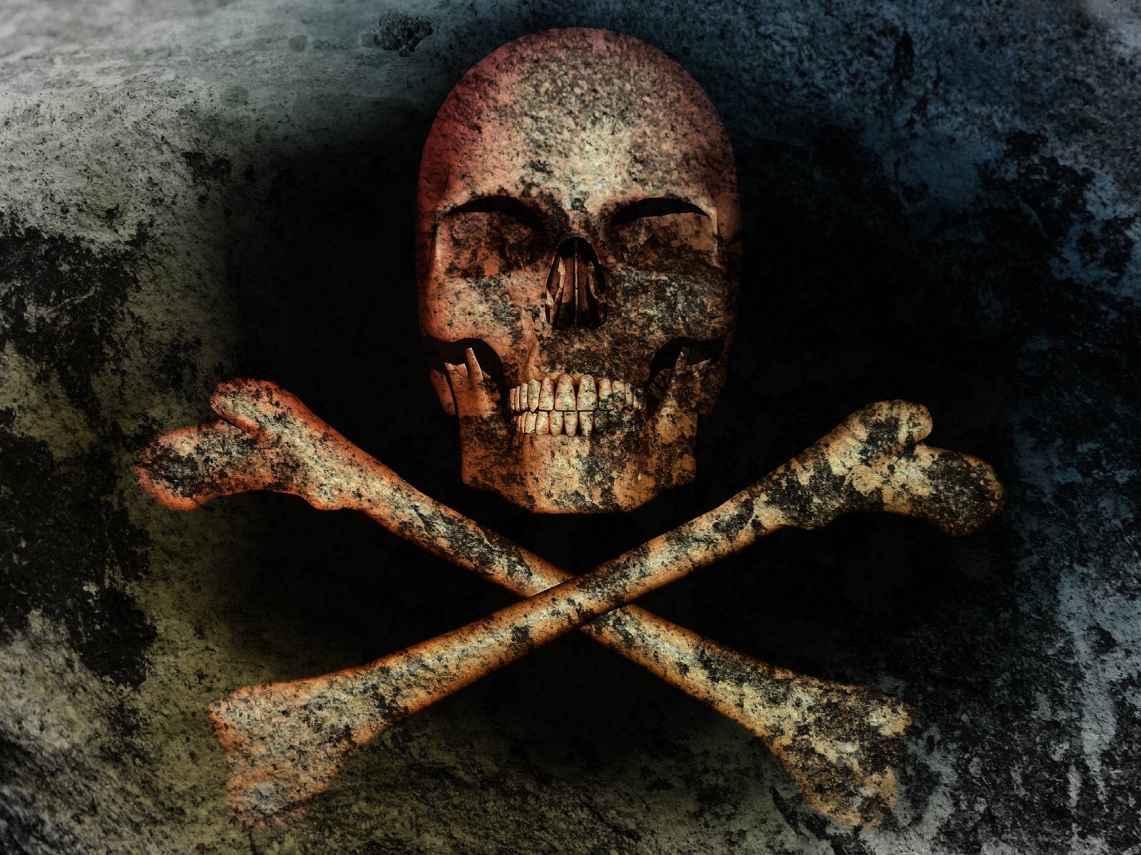 1600x1200 Skull bones death wallpaperx1200, Desktop