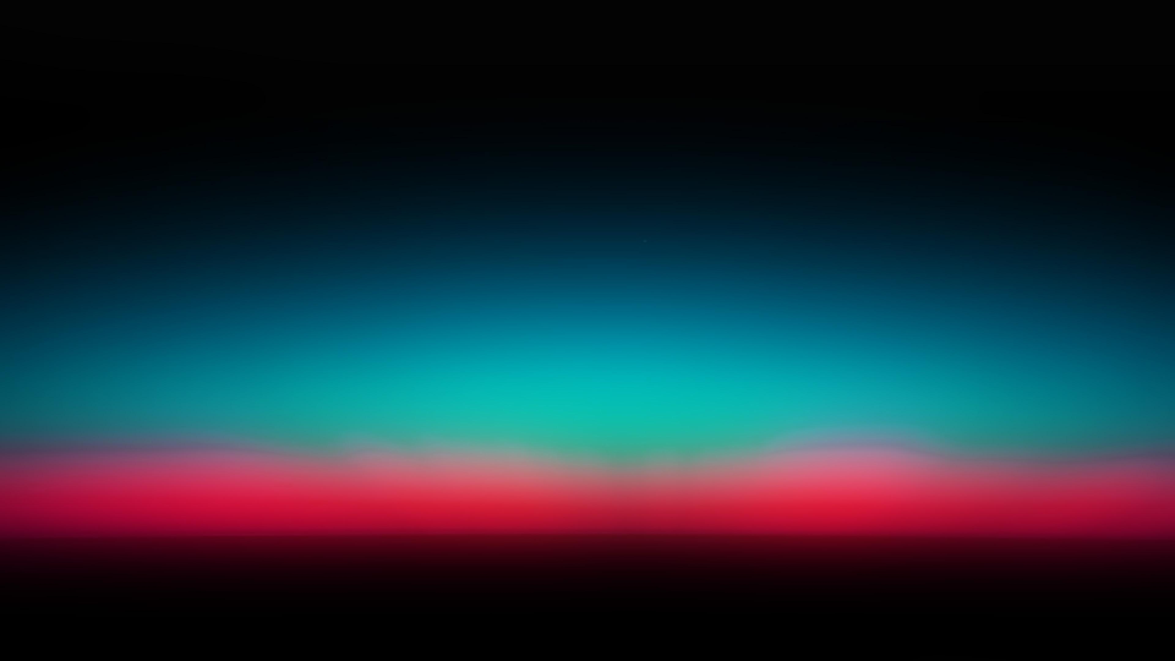 3840x2160 Sunset Dark Red Green Horizontal Blur Gradation Wallpaper, Desktop