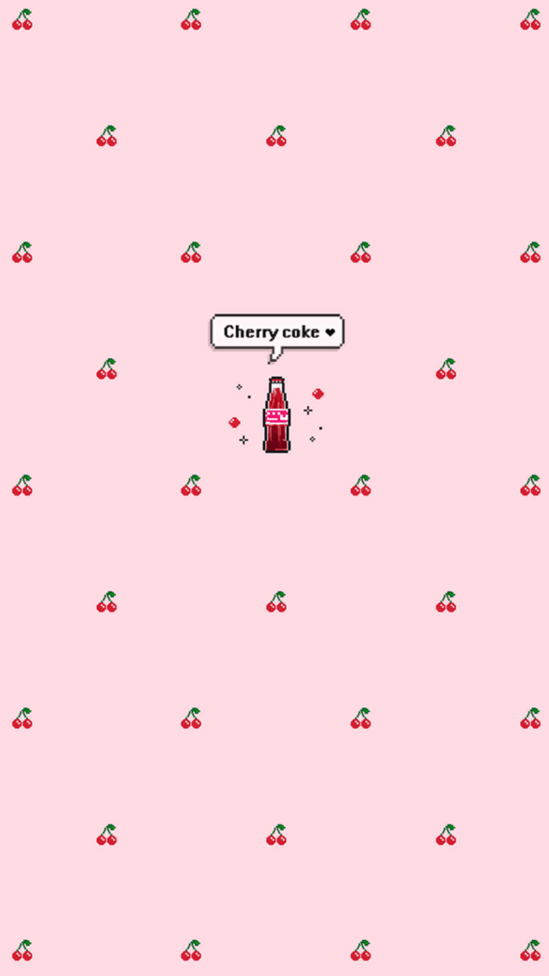 1080x1920 Download Cute Cherry Coke Aesthetic Phone Wallpaper, Phone