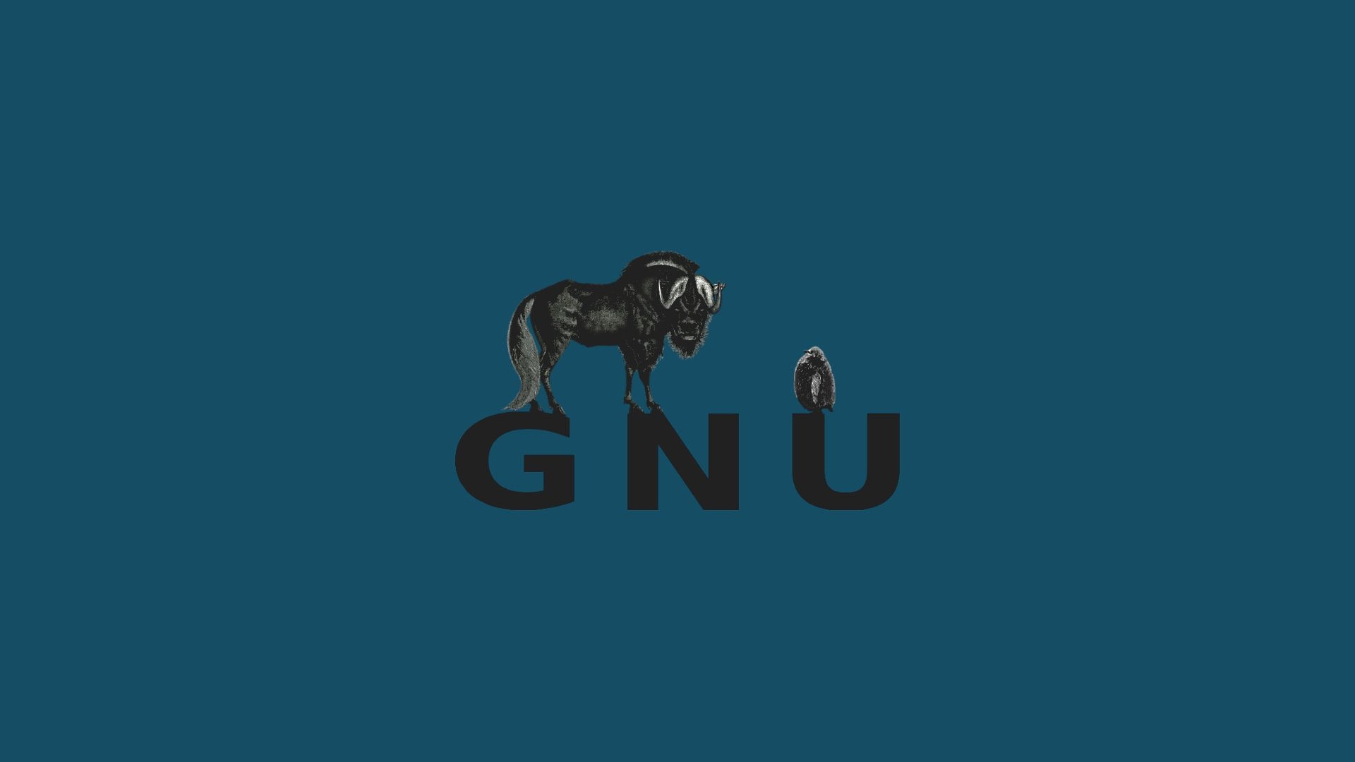 1920x1080 Minimalistic GNU Wallpaper. Trisquel GNU Linux Free!, Desktop