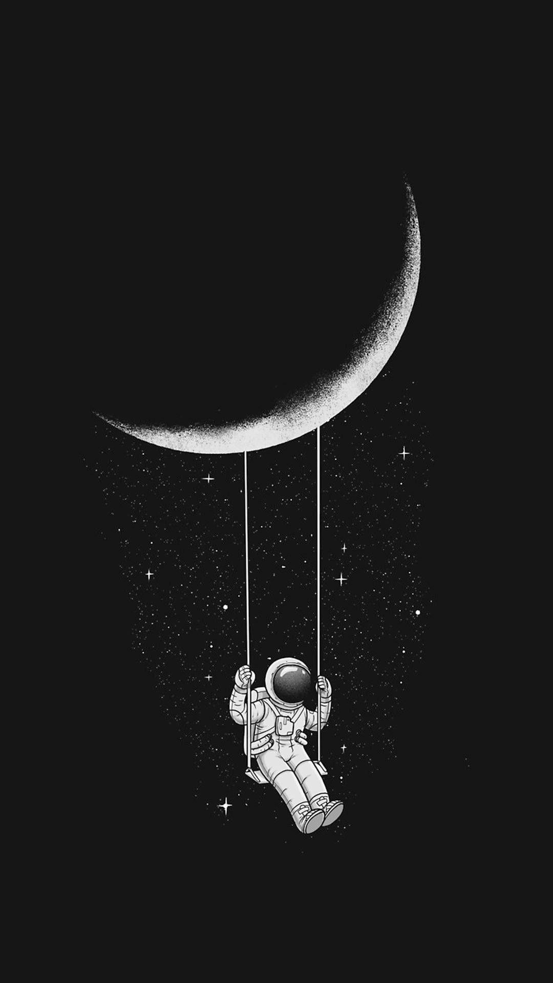 1080x1920 Awesome wallpaper. Astronaut wallpaper, Wallpaper space, Dark, Phone