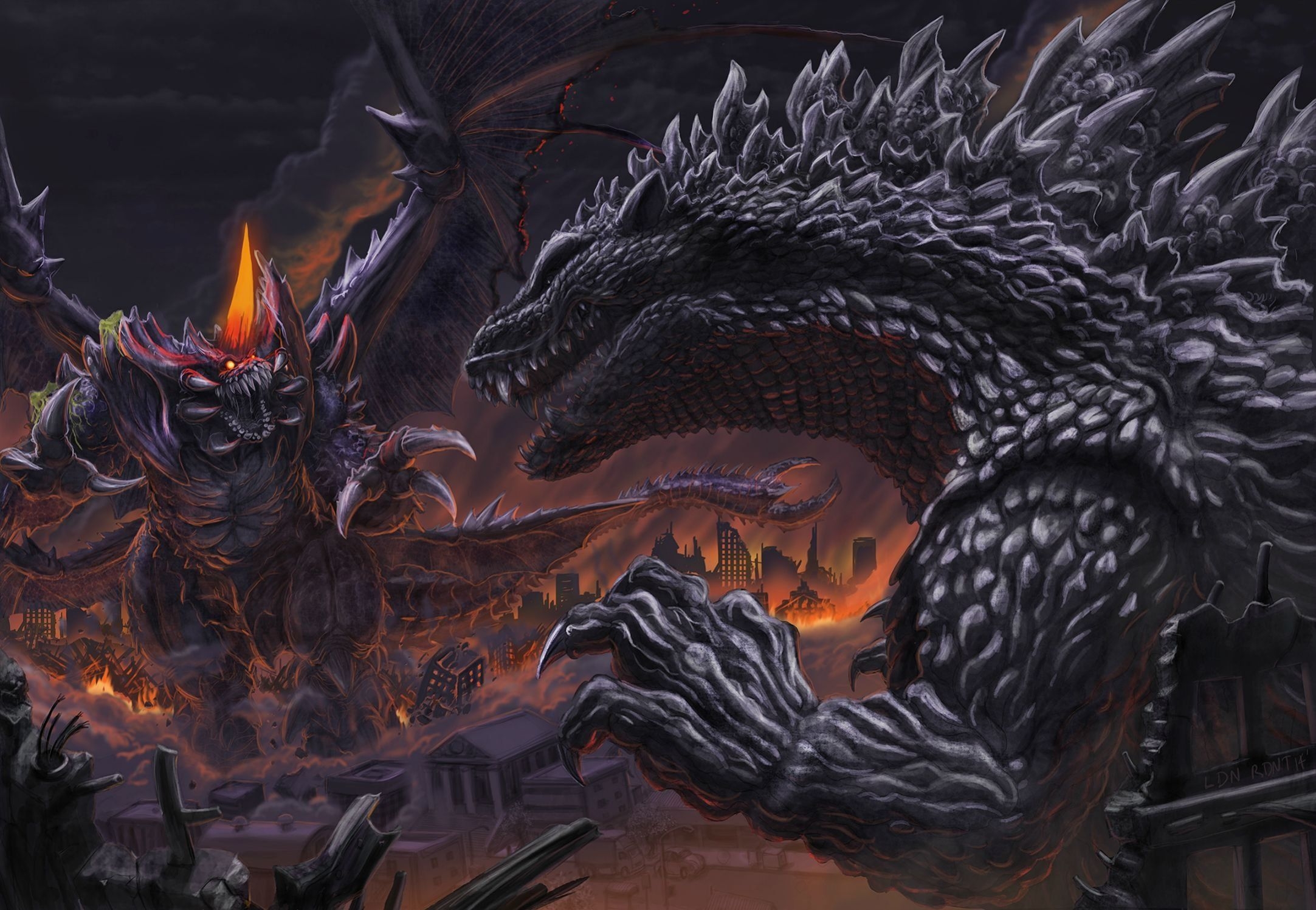 2170x1500 Godzilla 2000 Wallpaper Free Godzilla 2000 Background, Desktop