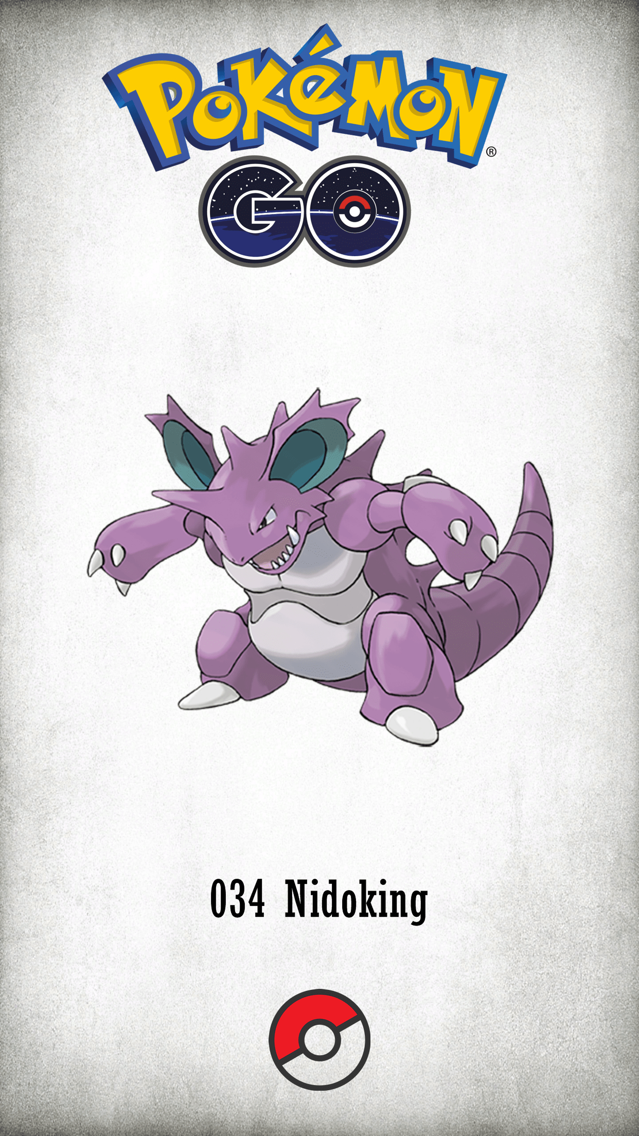 1250x2210 Character Nidoking, Phone