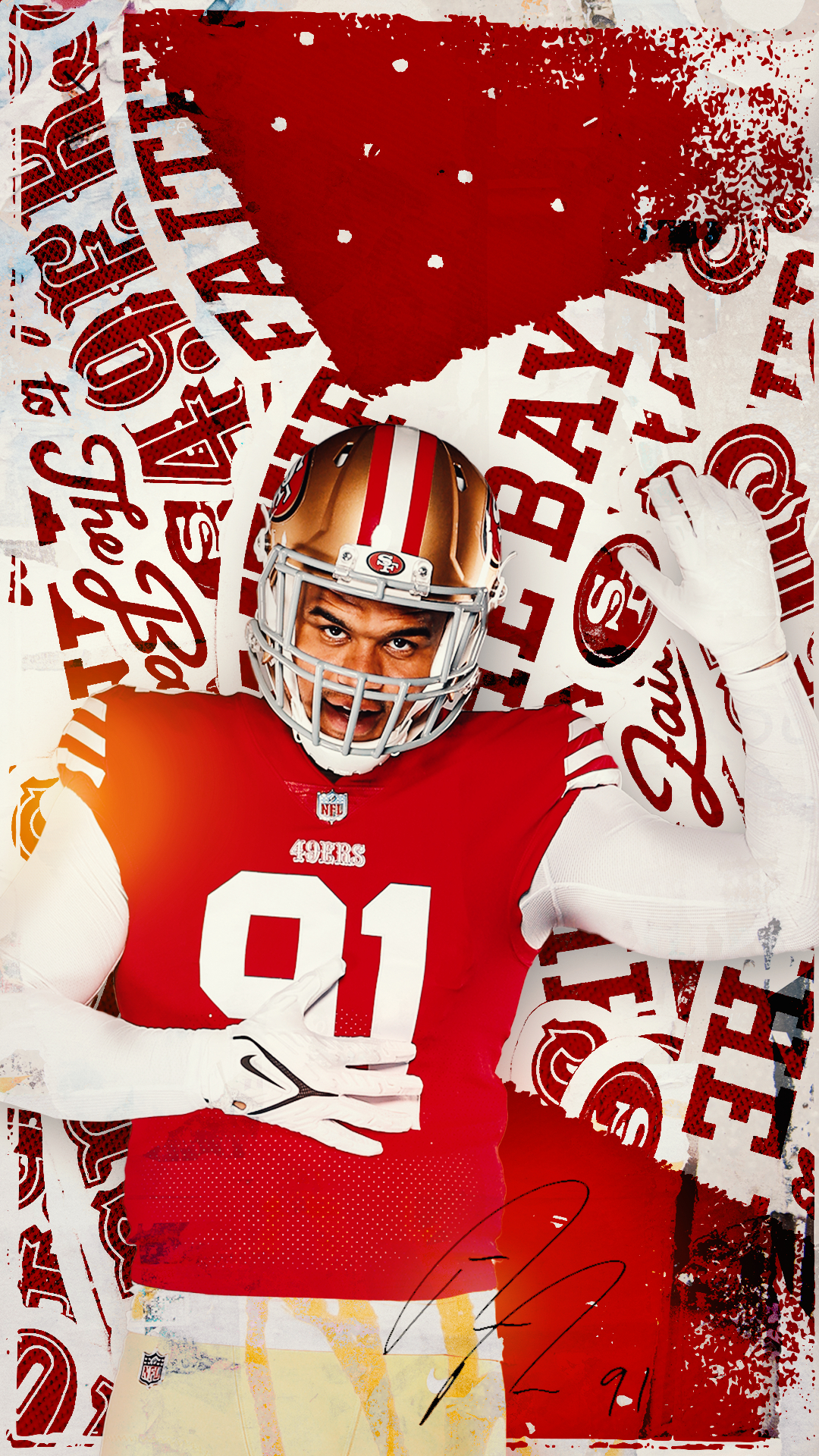 1080x1920 49ers Wallpaper, Phone