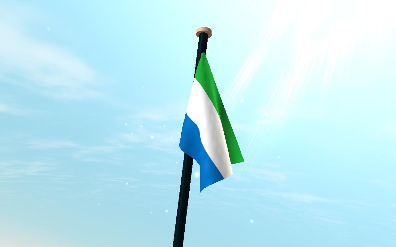 1280x800 Sierra Leone Flag 3D Free for Android, Desktop