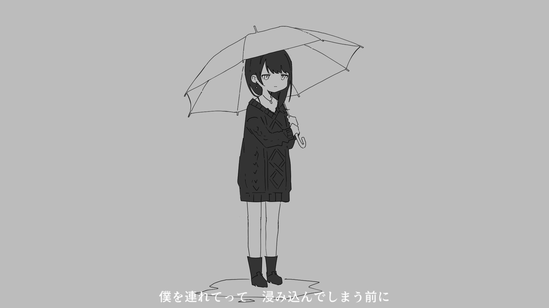 1920x1080 Lost Umbrella / Inabakumori, Desktop