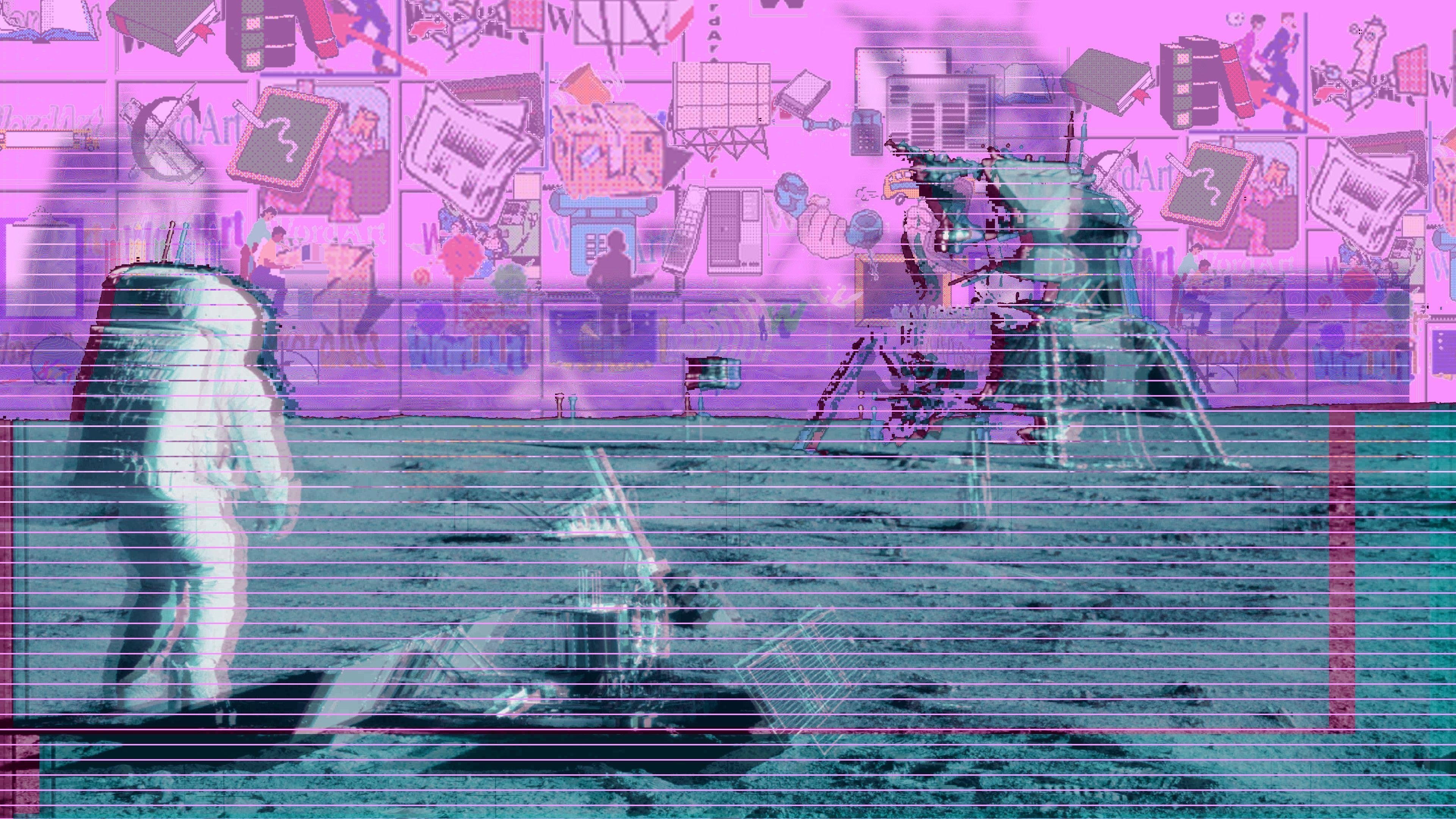 3840x2160 Vaporwave Wallpaperx1600, Desktop