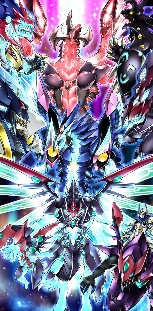 630x1280 Yugioh Galaxy eyes wallpaper, Phone