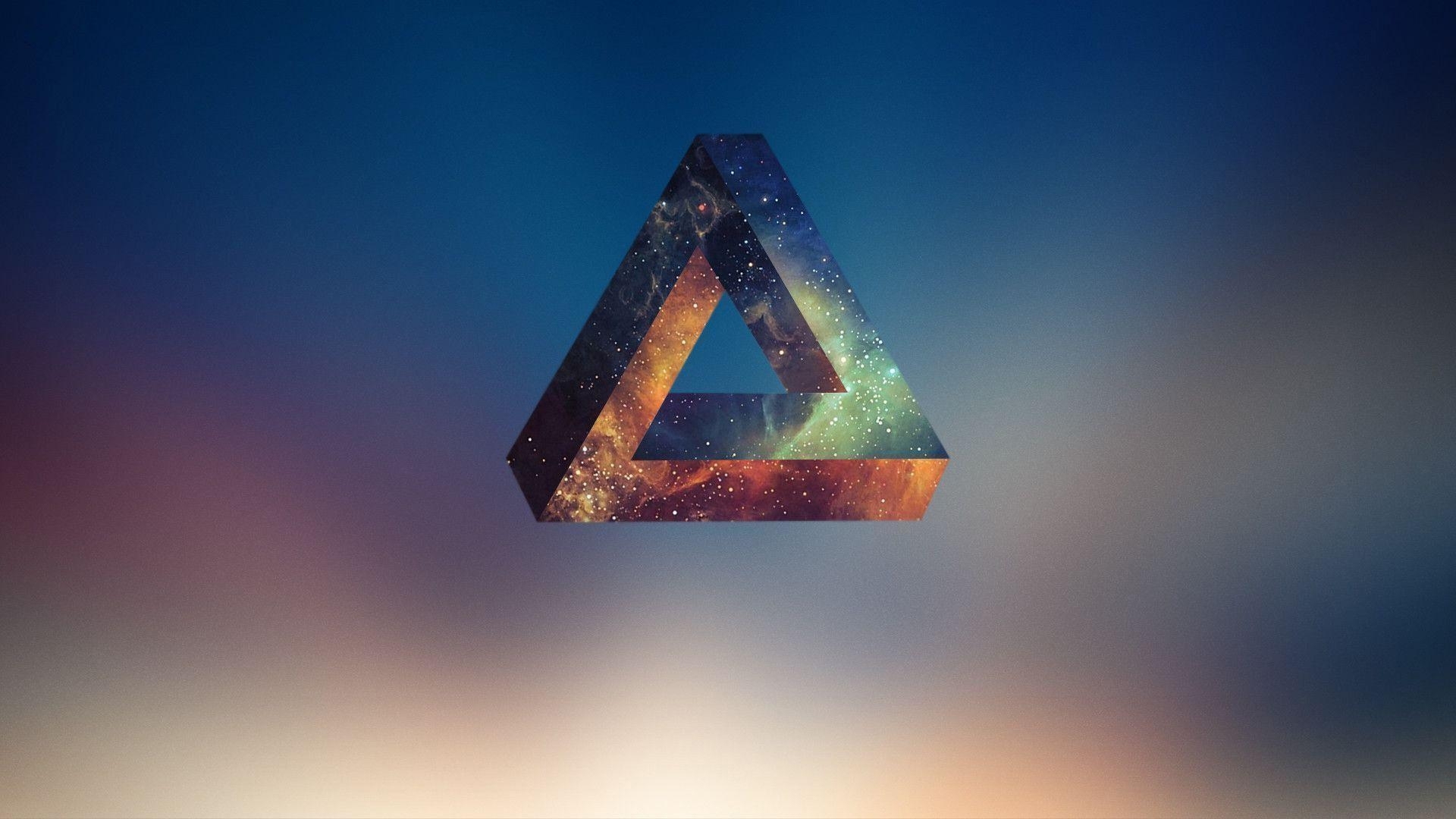 1920x1080 Penrose Triangle, Abstract, Geometry Wallpaper HD / Desktop, Desktop