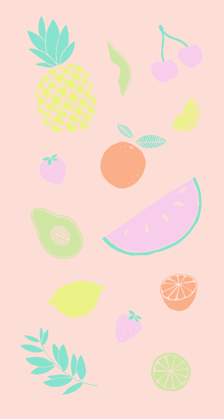 750x1400 Summer Fruit Wallpaper Free Summer Fruit Background, Phone