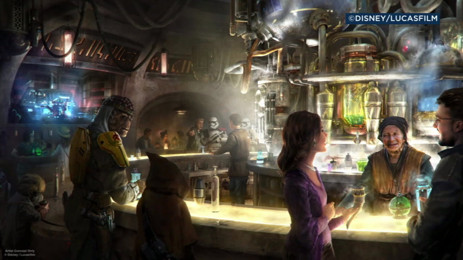 1600x900 Disney reveals details of Oga's Cantina at Star Wars: Galaxy's Edge Los Angeles, Desktop