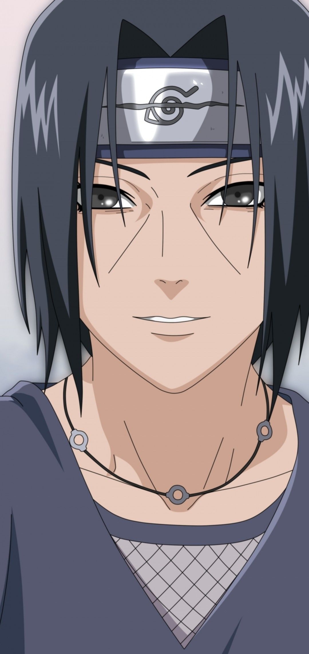 1080x2280 Download  Uchiha Itachi, Naruto, Smiling Wallpaper for Samsung Galaxy S10e, Xiaomi Mi A2 Lite, OnePlus 6, Phone