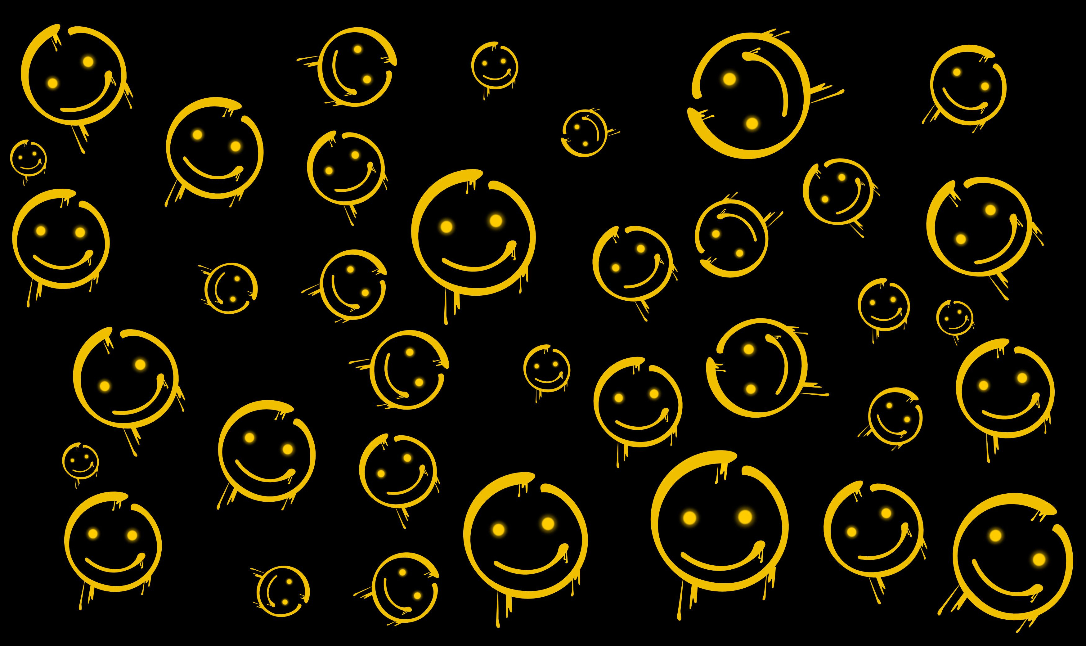 3500x2090 Smiley Face Wallpaper and Background 4K, HD, Dual Screen, Desktop