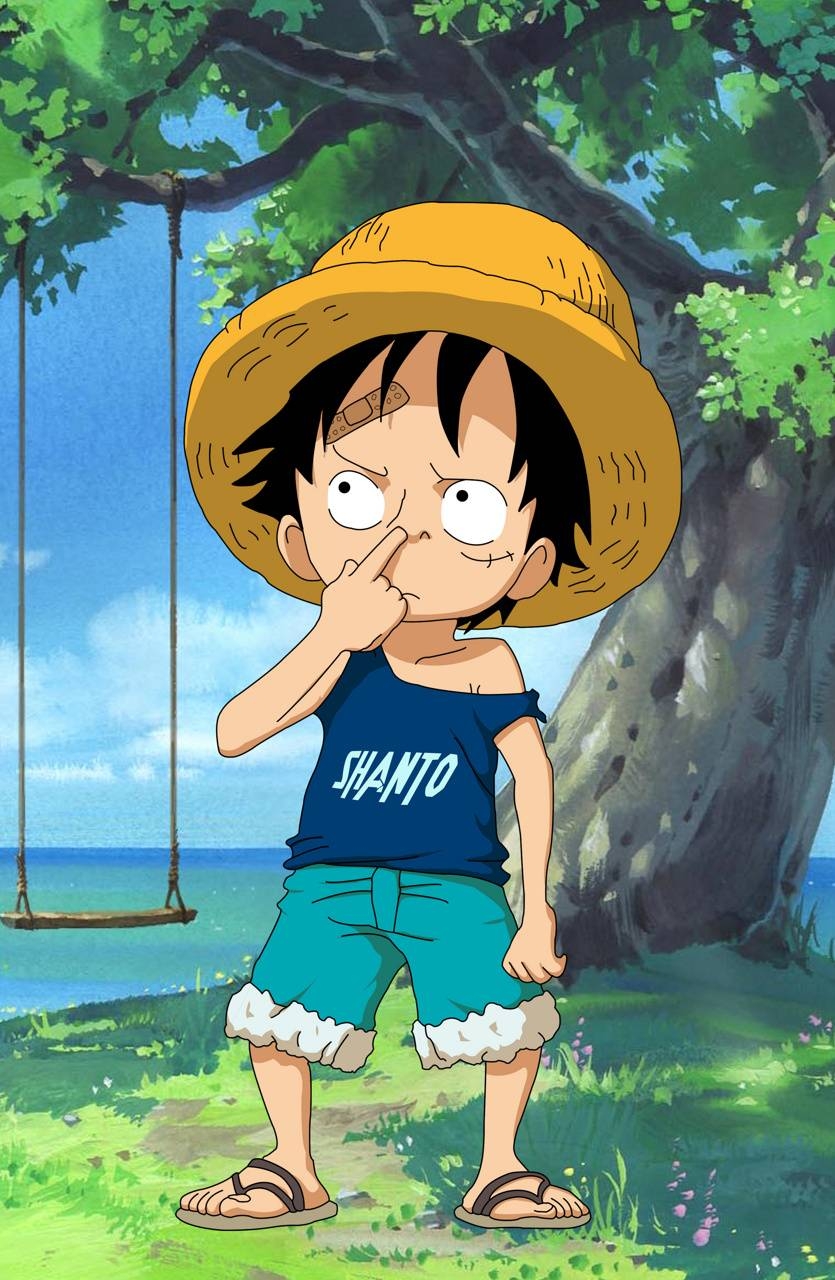 840x1280 Kid Luffy Wallpaper Free Kid Luffy Background, Phone