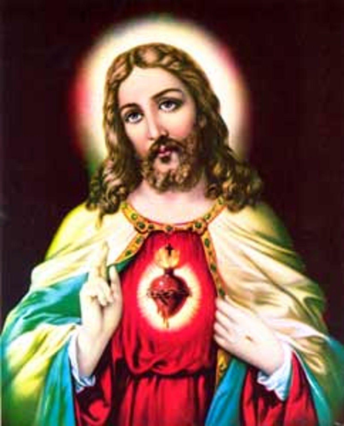 1200x1490 Religious sacred heart photo of Jesus and Christ image, Phone