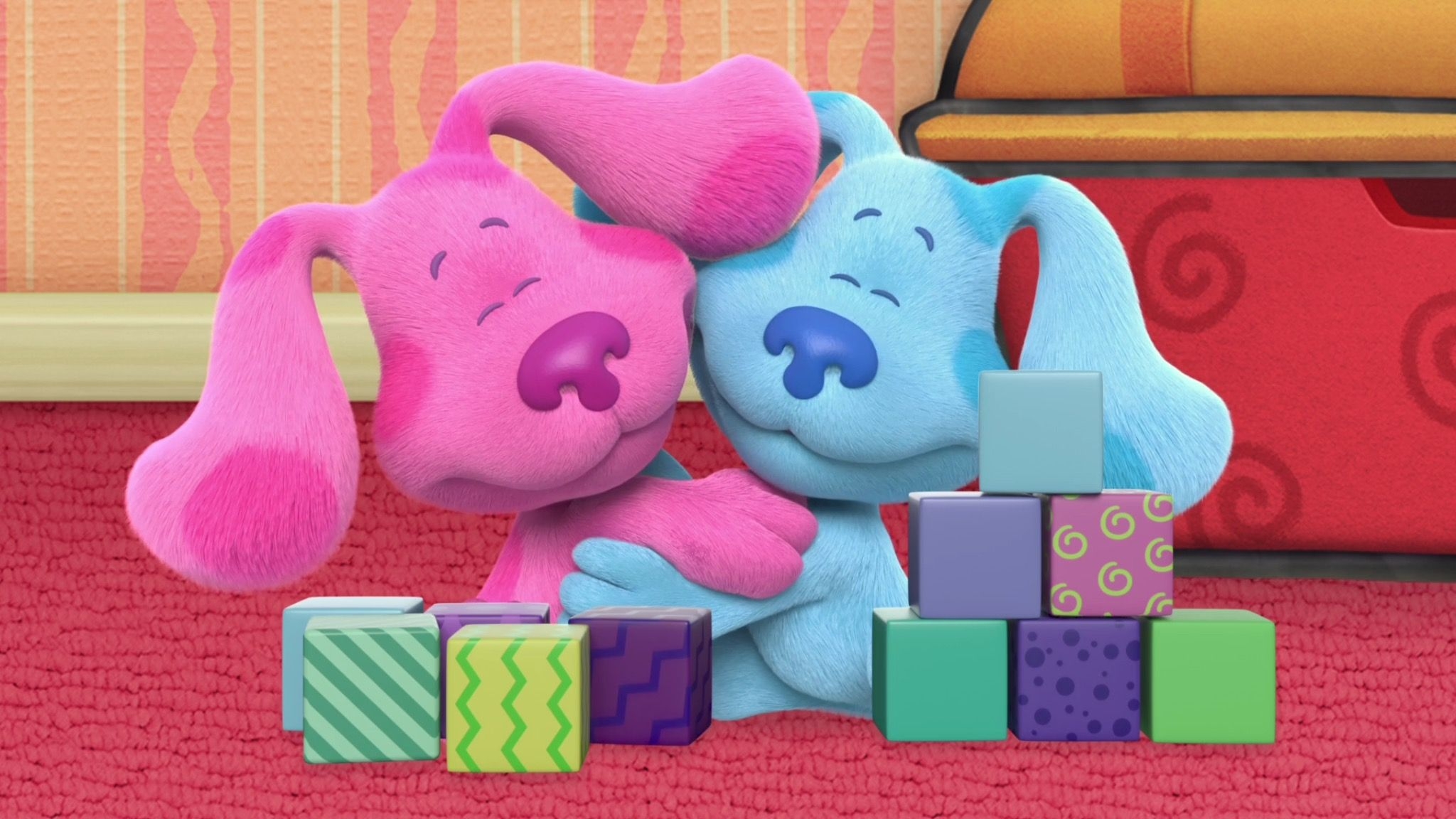 2050x1160 Blue's Best Friend Magenta. Blue's clues, Blues clues, Safari baby shower boy, Desktop