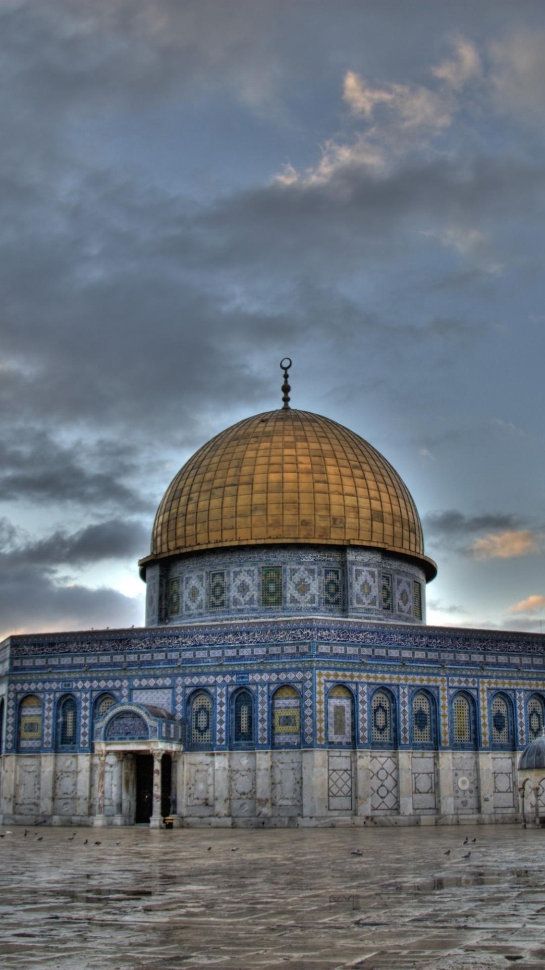 1080x1920 Hdr photography mosque islamic mosques al aqsa wallpaper, Phone