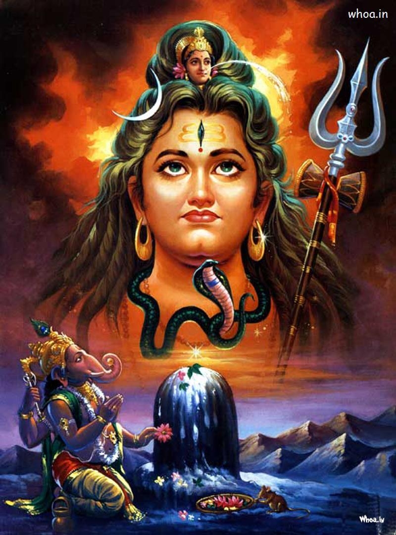 800x1080 Lord Shiva HD Wallpaper Free Download, Phone