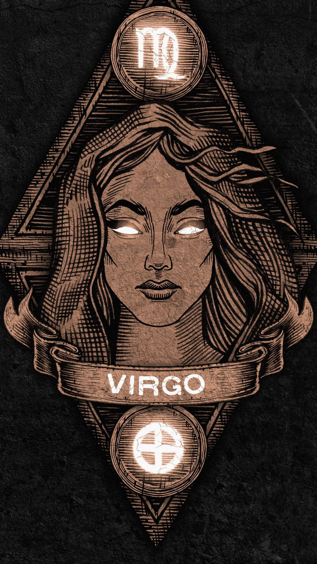 1080x1920 Download The Virgin, symbolizing Virgo, Phone