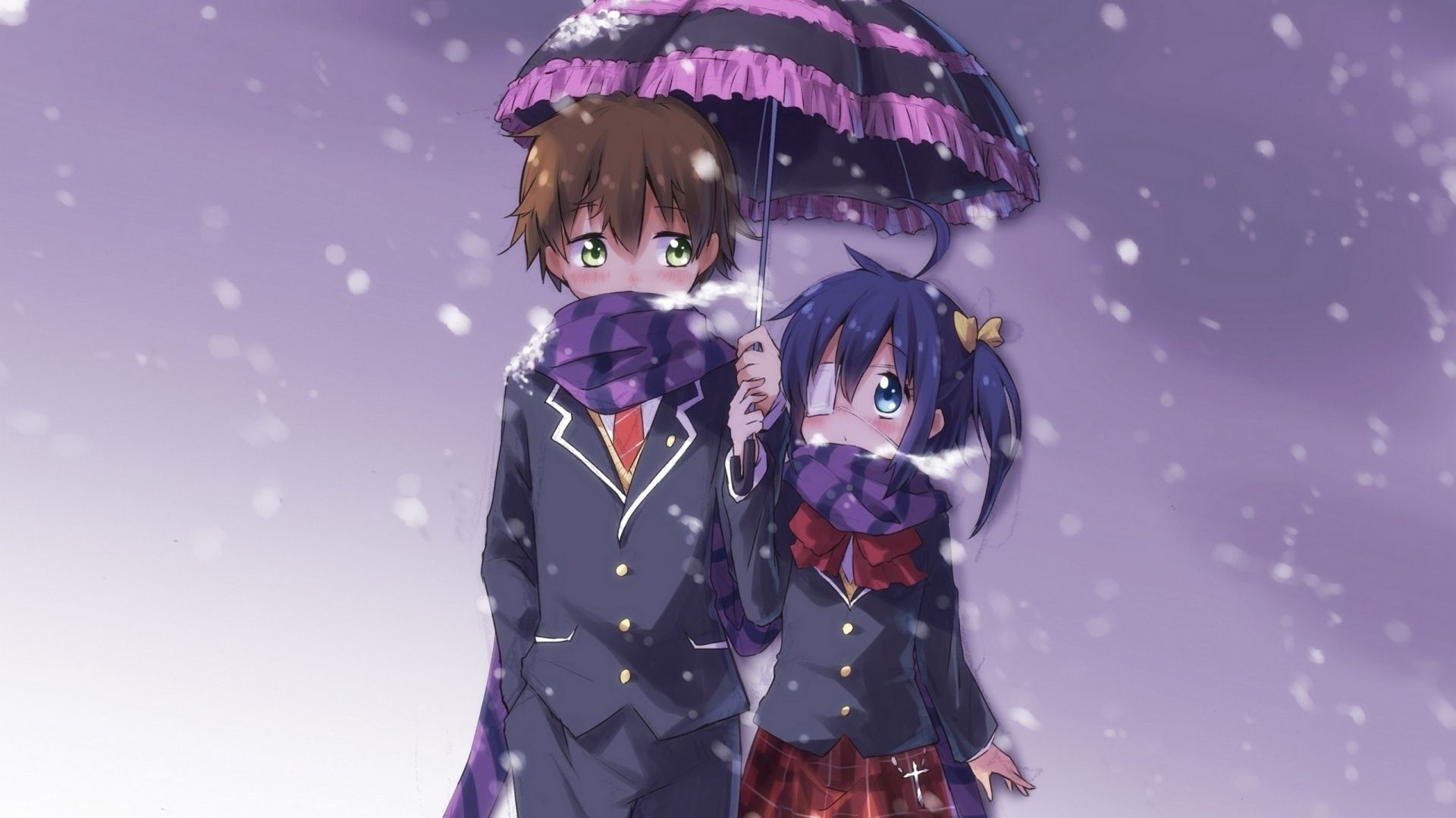 1920x1080 Free download Yuuta and Rikka HD Wallpaper Background Image  ID [] for your Desktop, Mobile & Tablet. Explore Rikka Wallpaper. Rikka Wallpaper, Desktop