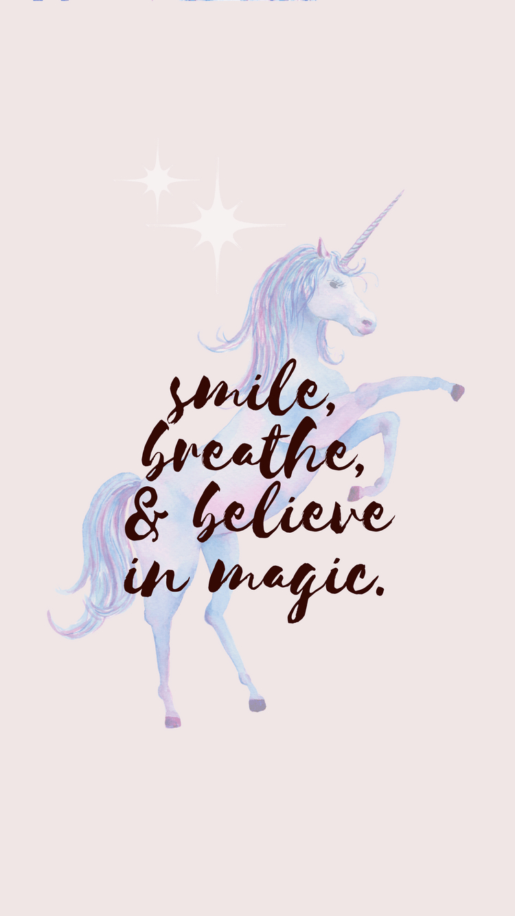 750x1340 Magical Desktop & Mobile Wallpaper Fit For a Unicorn, Phone