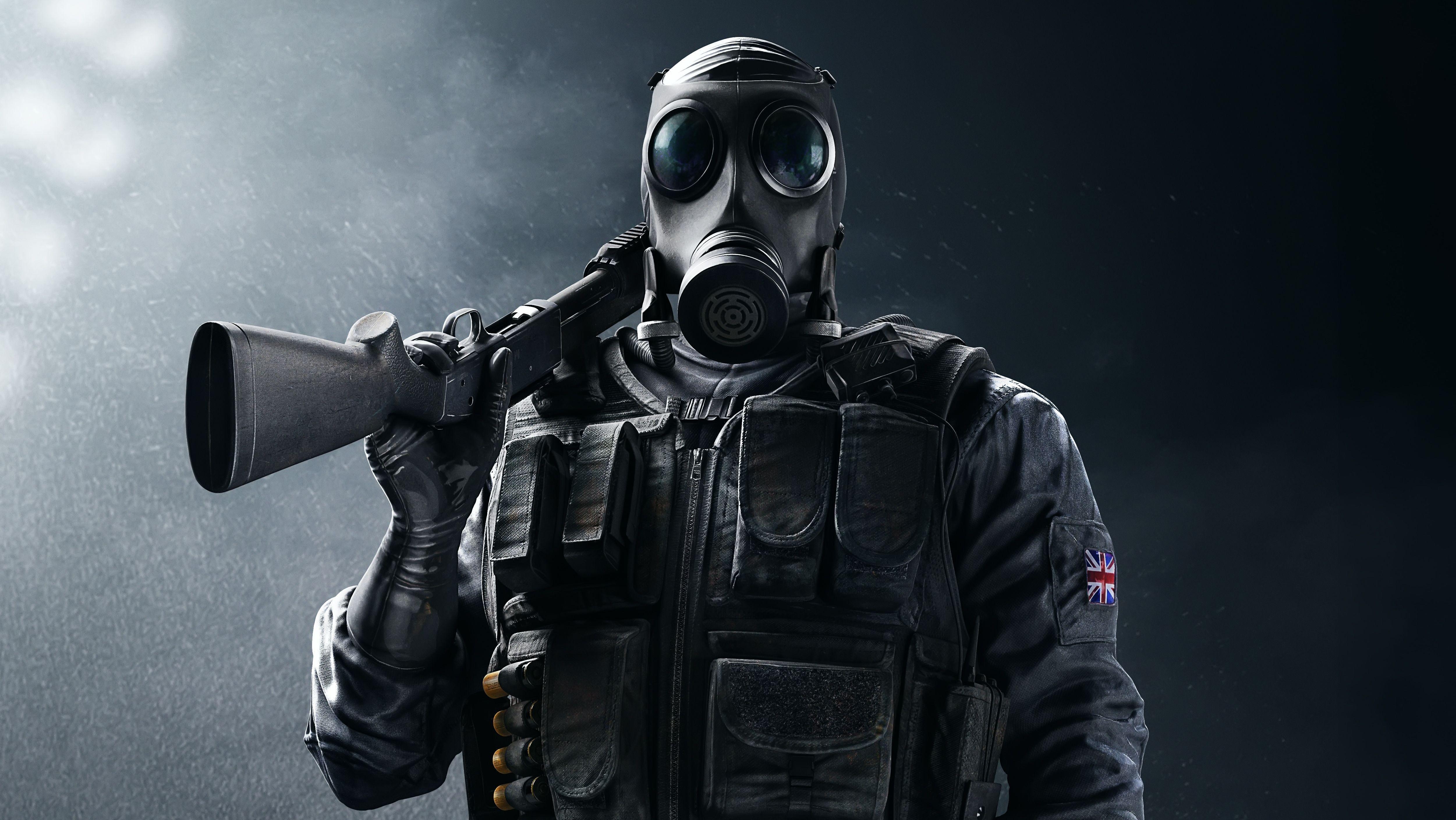 5010x2820 Wallpaper Tom Clancy's, Rainbow Six Siege, SAS Smoke, 4K, Games, Desktop