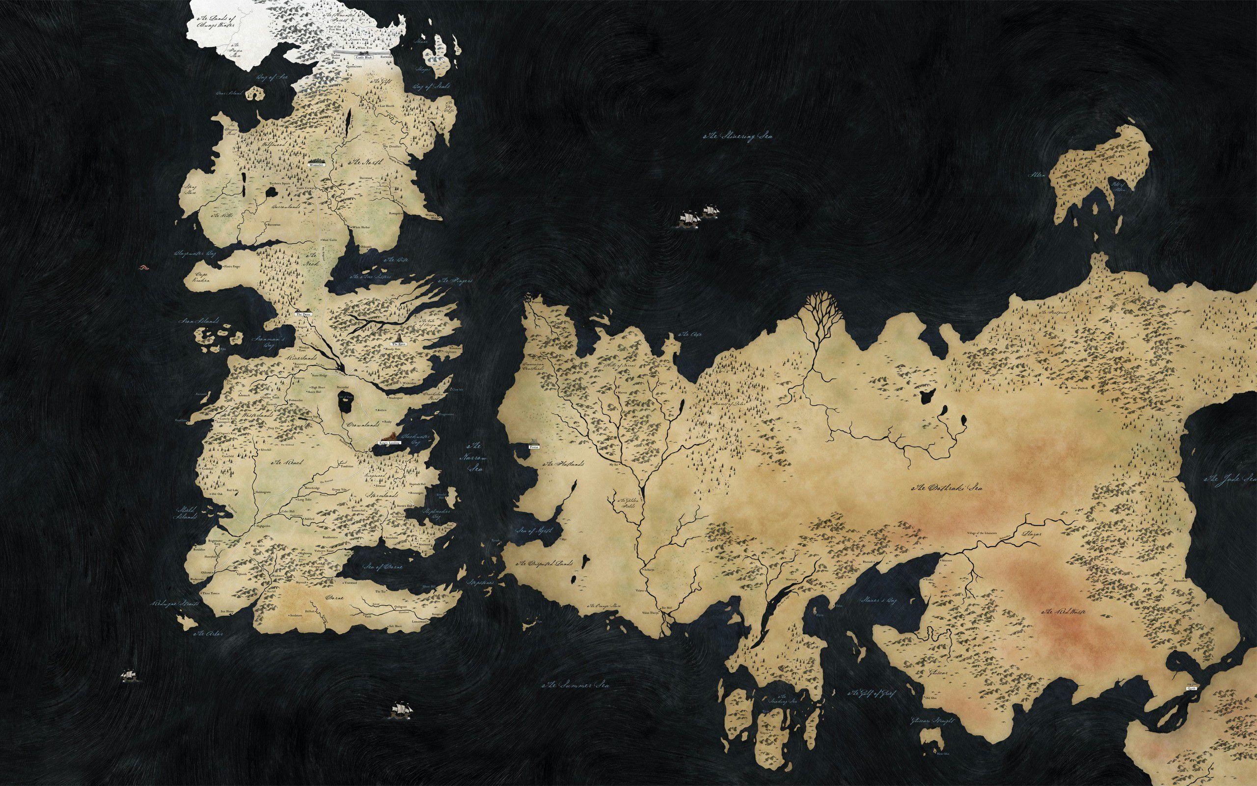 2560x1600 Game Of Thrones Map Wallpaper, Desktop