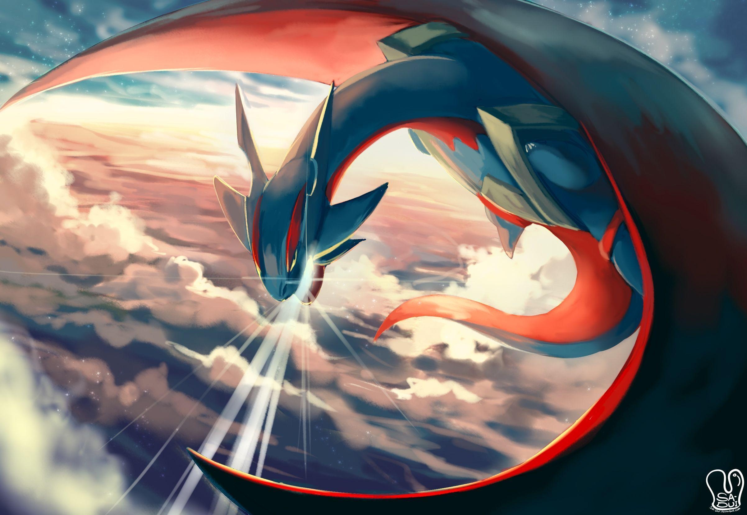 2410x1660 Salamence (Pokémon) HD Wallpaper, Desktop