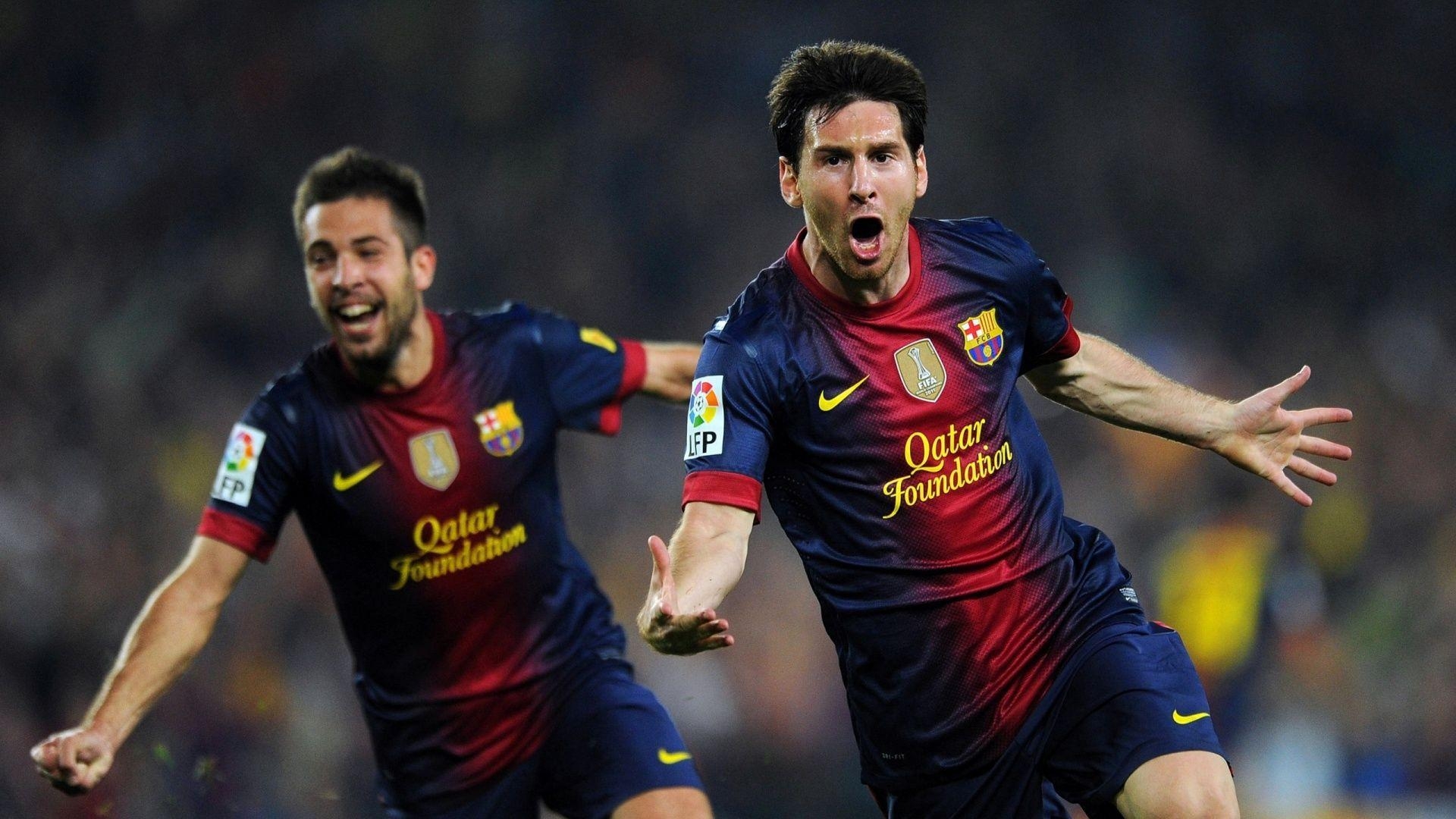 1920x1080 Lionel Messi And Jordi Alba Fifa World Cup 2014 Wallpaper, Desktop