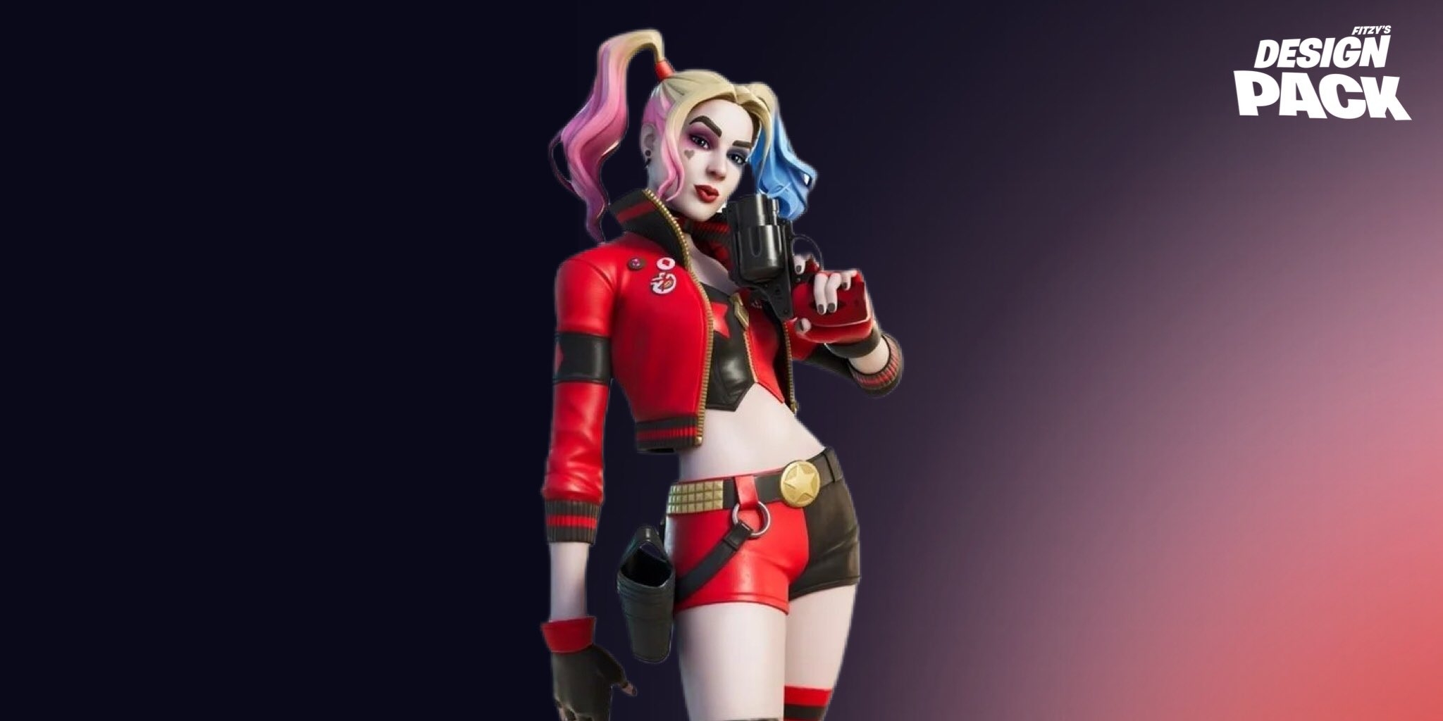 2050x1030 Rebirth Harley Quinn Fortnite wallpaper, Desktop