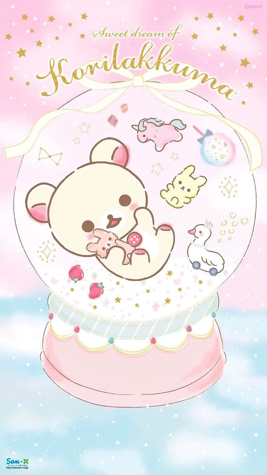 850x1510 Download Adorable Rilakkuma in a Kawaii, Phone