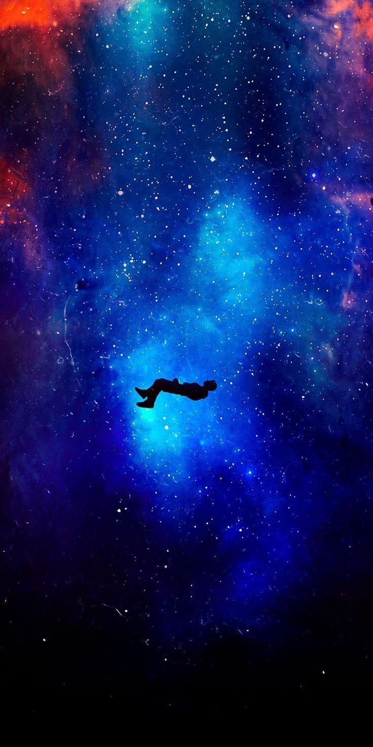 740x1480 Silhouette, Levitation, space, cosmos, fantasy, 1080x2160 wallpaper. Mypin. Space iphone wallpaper, Wallpaper space, Galaxy wallpaper, Phone