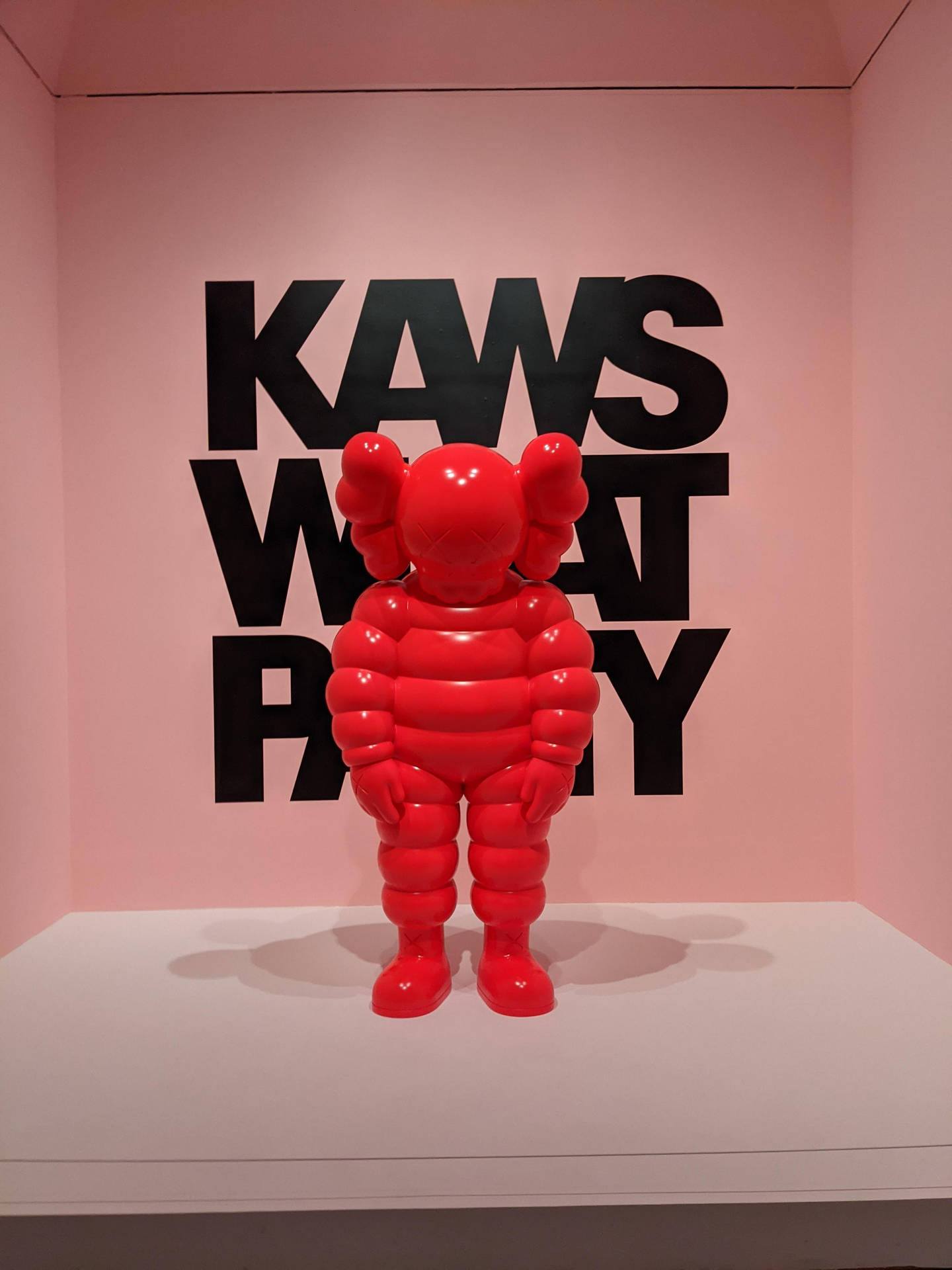 1440x1920 Download Red Kaws Pc Figure Wallpaper, Phone