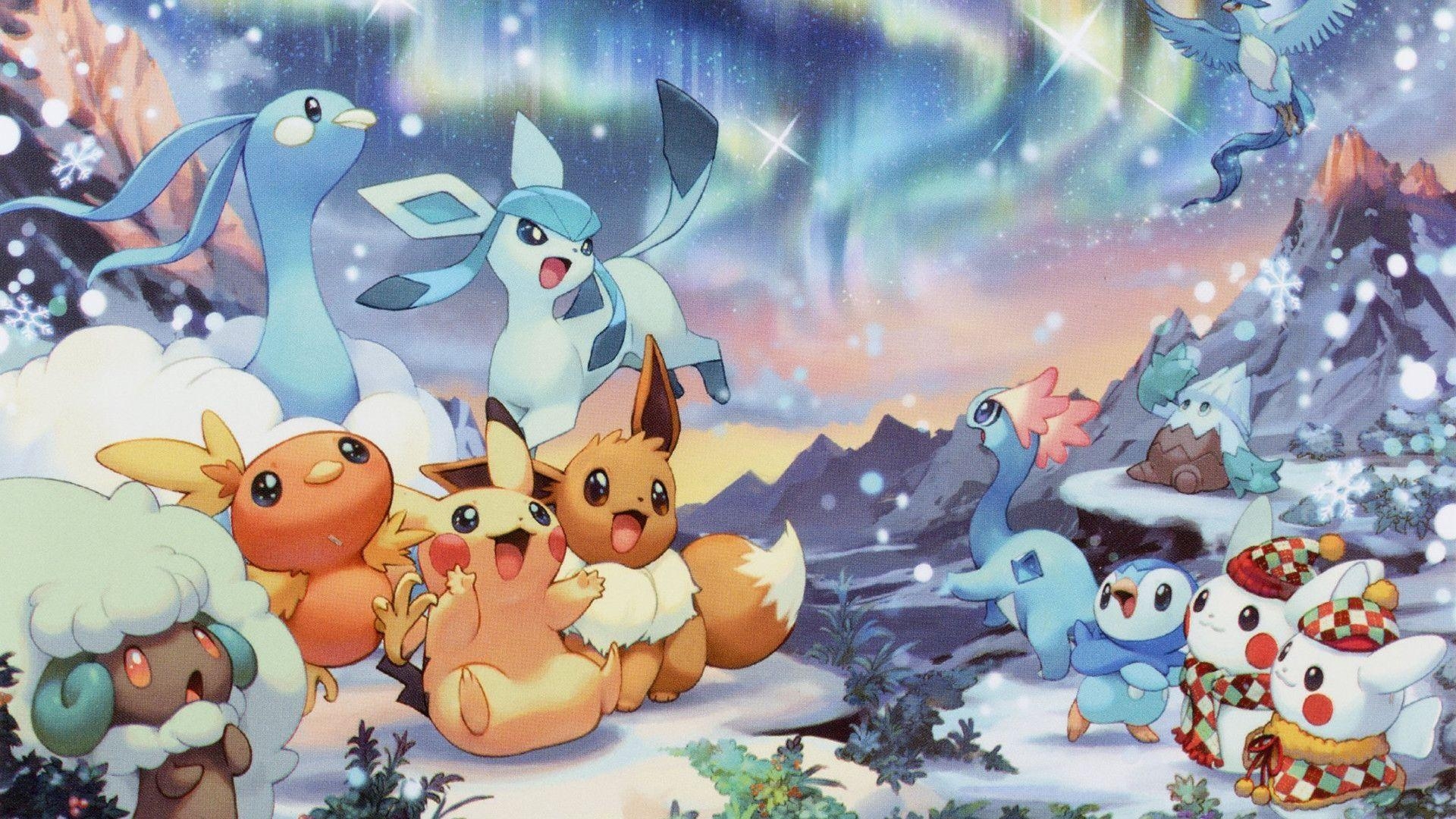 1920x1080 Pokemon Christmas Wallpaper, Desktop