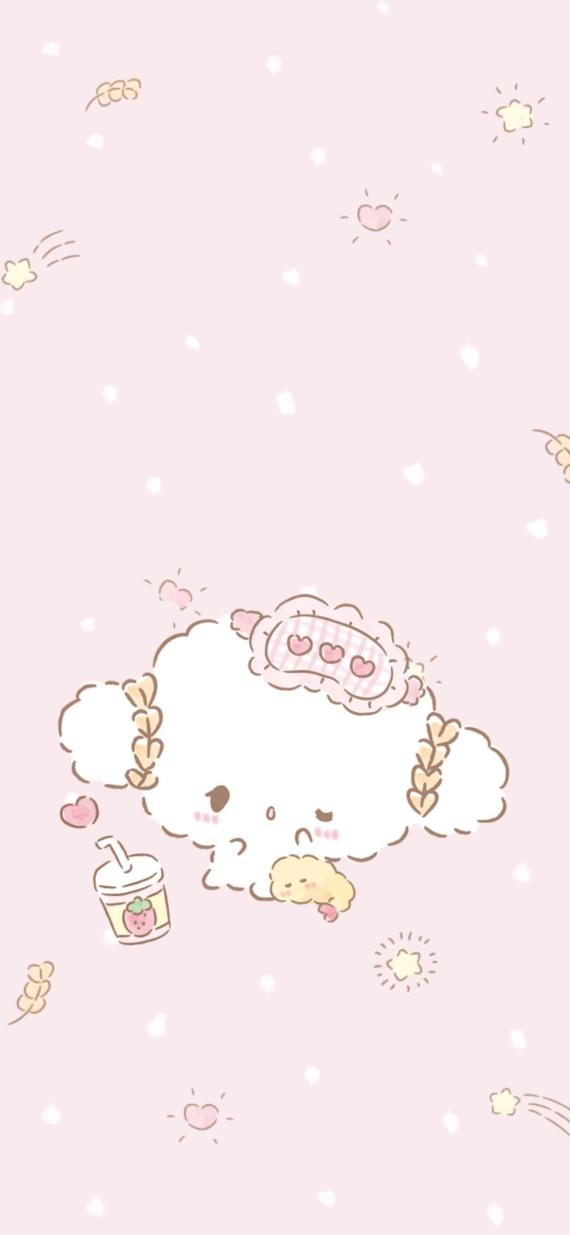 1130x2440 Cogimyun. Kawaii wallpaper, Sanrio wallpaper, Cartoon wallpaper, Phone