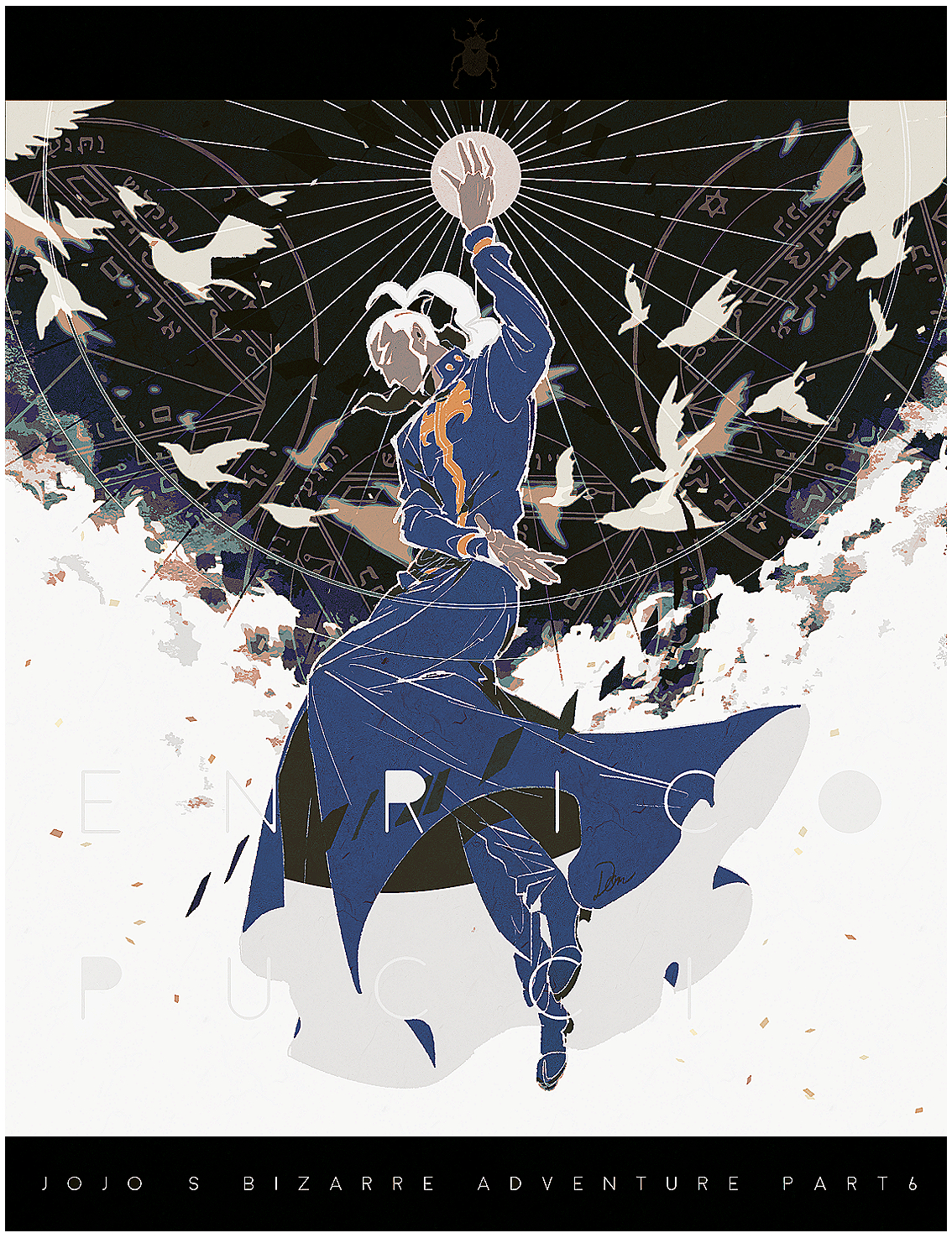 1140x1480 Enrico Pucci no Kimyou na Bouken Anime Image Board, Phone