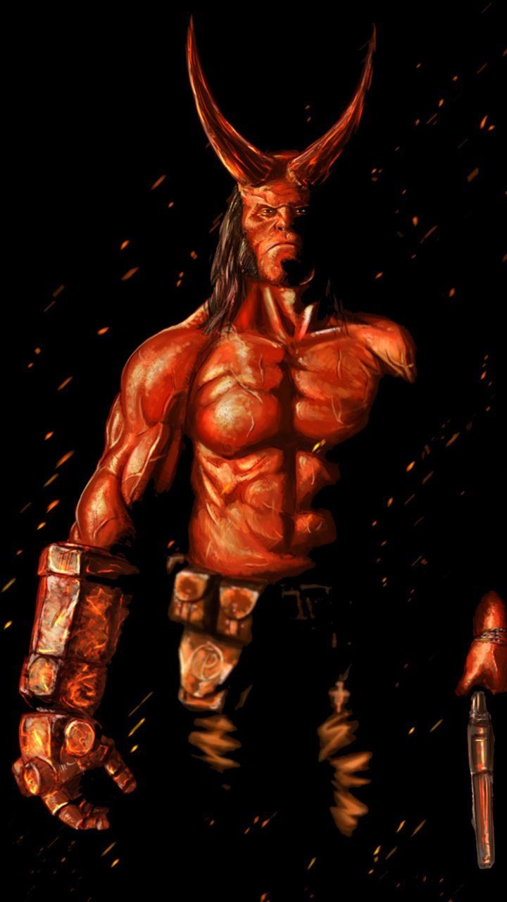 720x1280 Hellboy, 2019 movie, artwork,  wallpaper. GhostEye in 2018, Phone